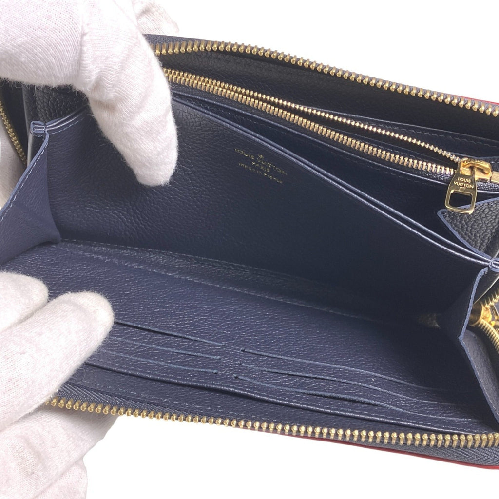 Louis Vuitton Marine Rouge Monogram Empreinte Long Wallet