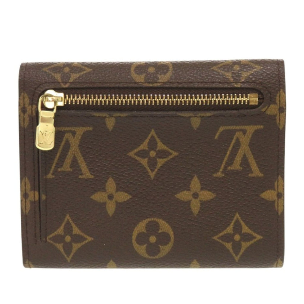 Louis Vuitton Brown Monogram Canvas Wallet (Tri-Fold)