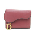 Christian Dior Dusty Pink Leather Wallet (Tri-Fold) (Pre-Owned)