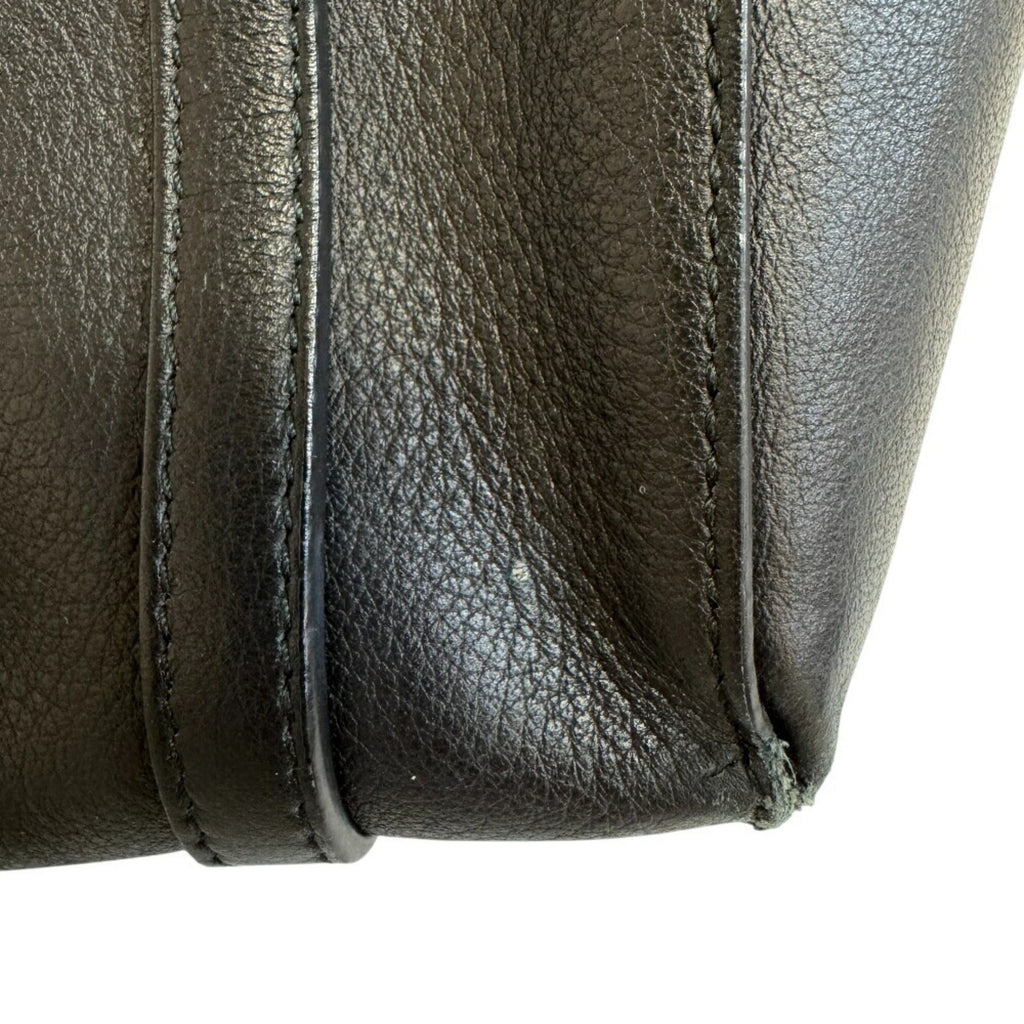 Balenciaga Black Leather Hand