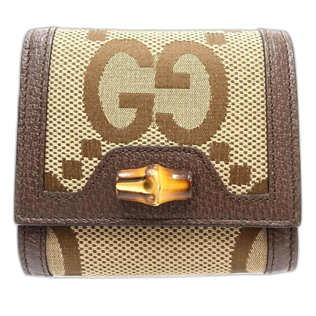 Gucci Beige Canvas Wallet (Bi-Fold) (Pre-Owned)