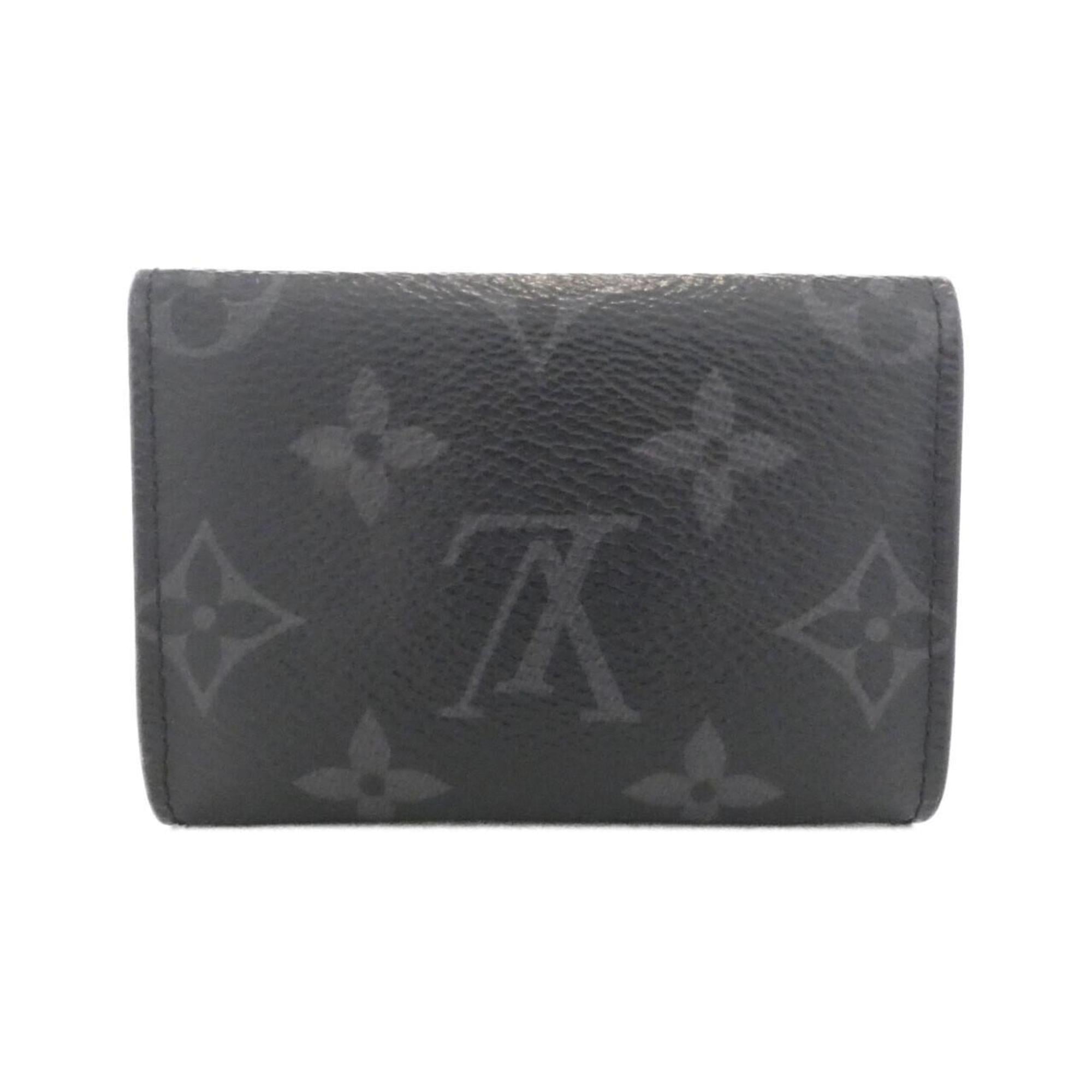Louis Vuitton Black Coated Canvas Card Wallet
