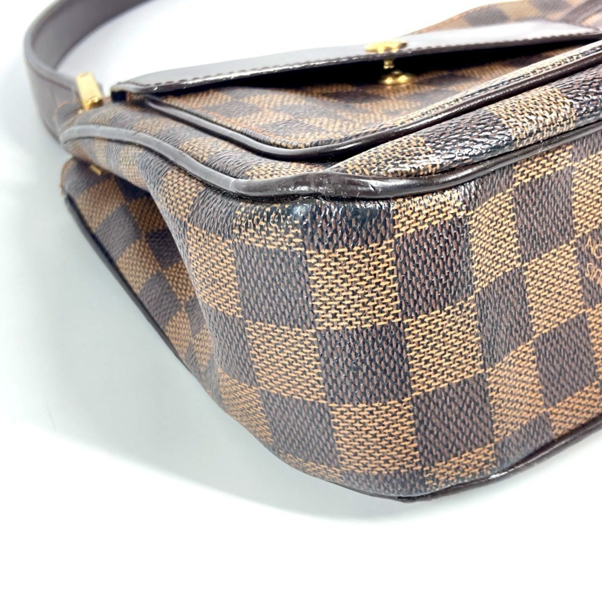Louis Vuitton Brown Ebene Damier Canvas Shoulder Bag