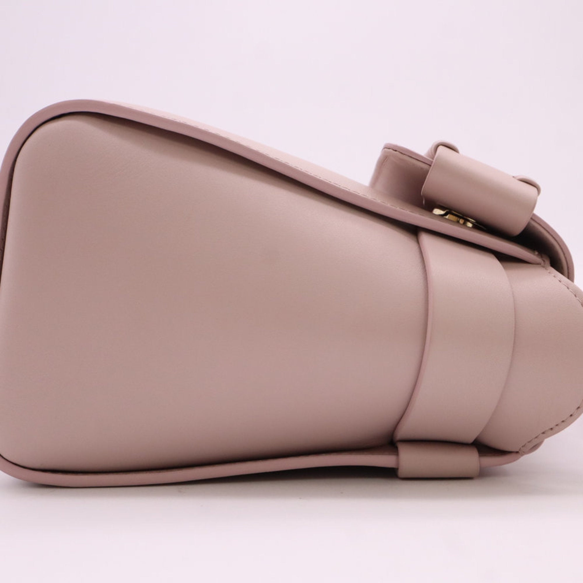 Chloé Pink Beige Leather Shoulder Bag (Pre-Owned)