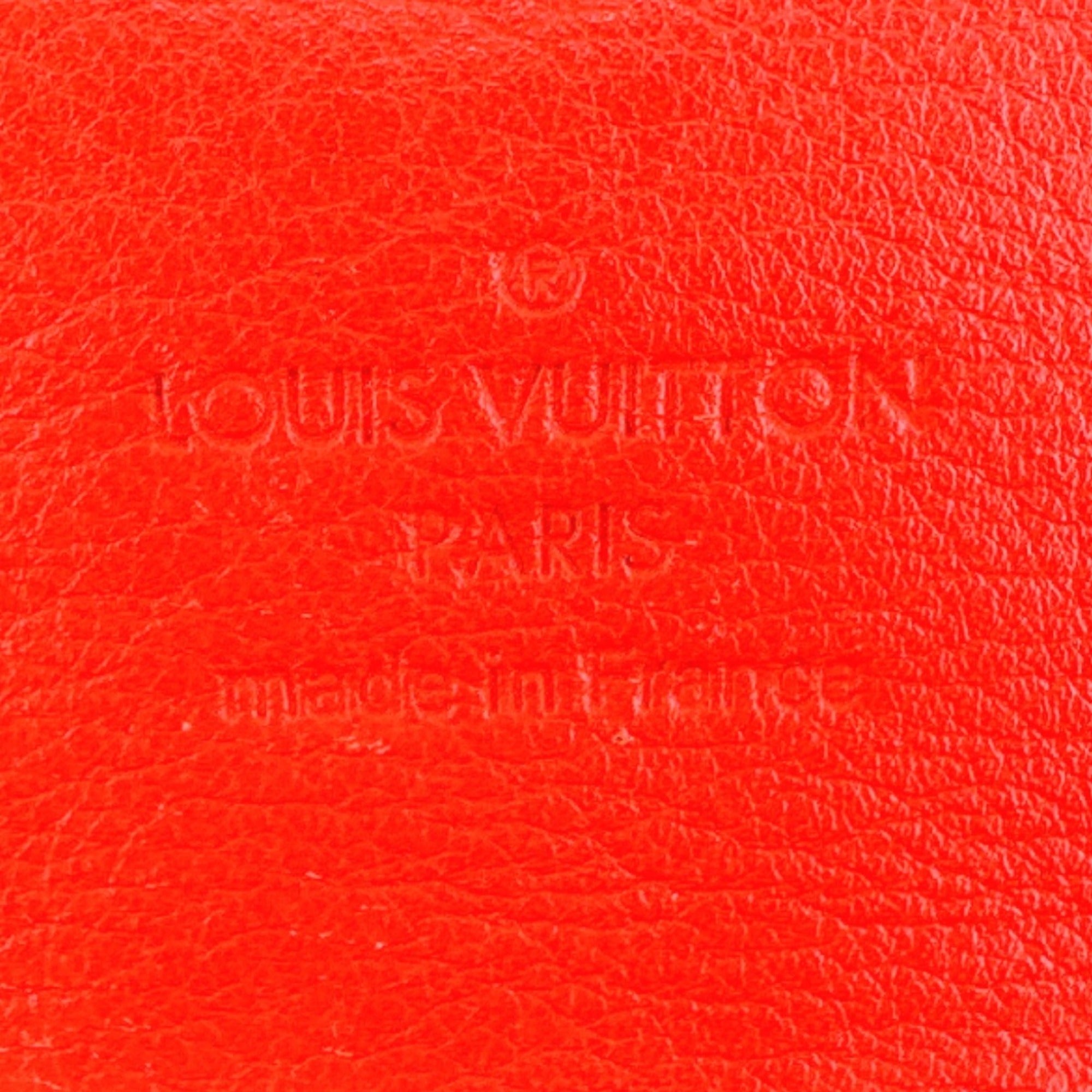 Louis Vuitton Corail Mahina Leather Long Wallet