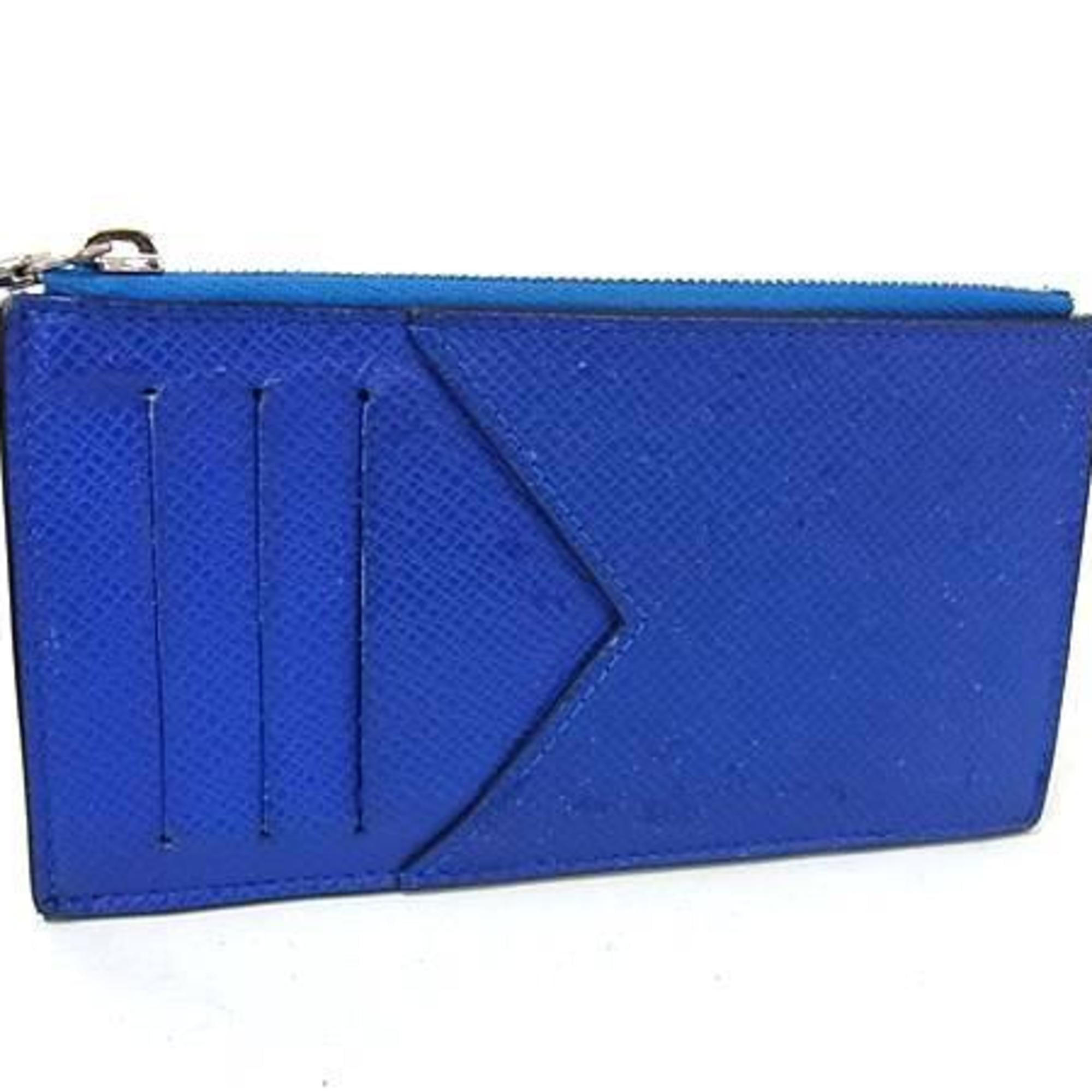Louis Vuitton Taiga Blue Taiga Leather Coin Purse/Coin Case