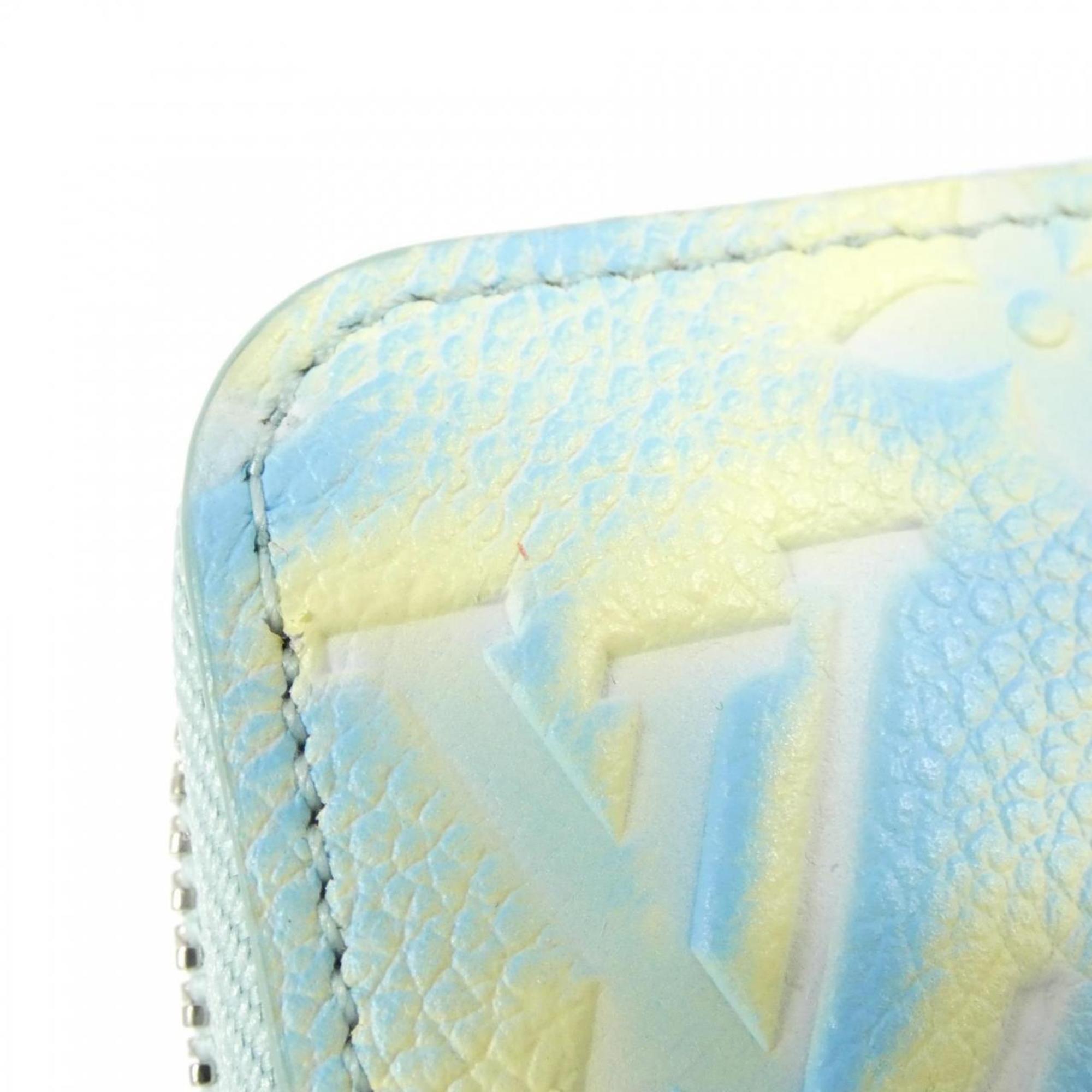 Louis Vuitton Monogram Empreinte Vert Leather Long Wallet
