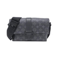 Louis Vuitton Black Coated Canvas Shoulder Bag