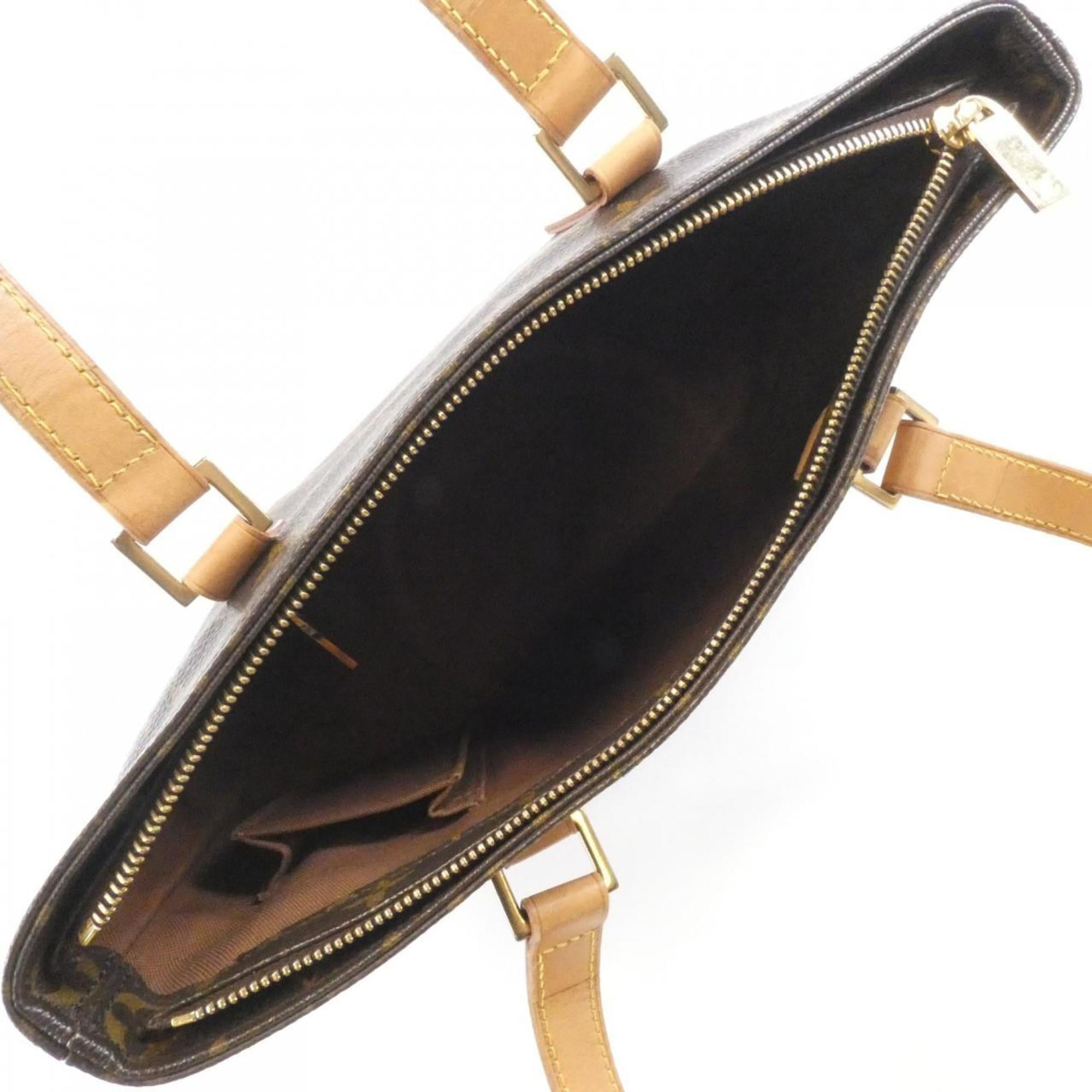 Louis Vuitton Marron Coated Canvas Handbag
