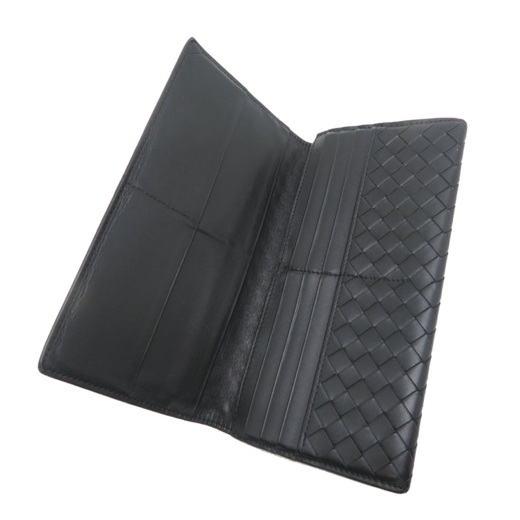 Bottega Veneta Black Leather Wallet (Bi-Fold)