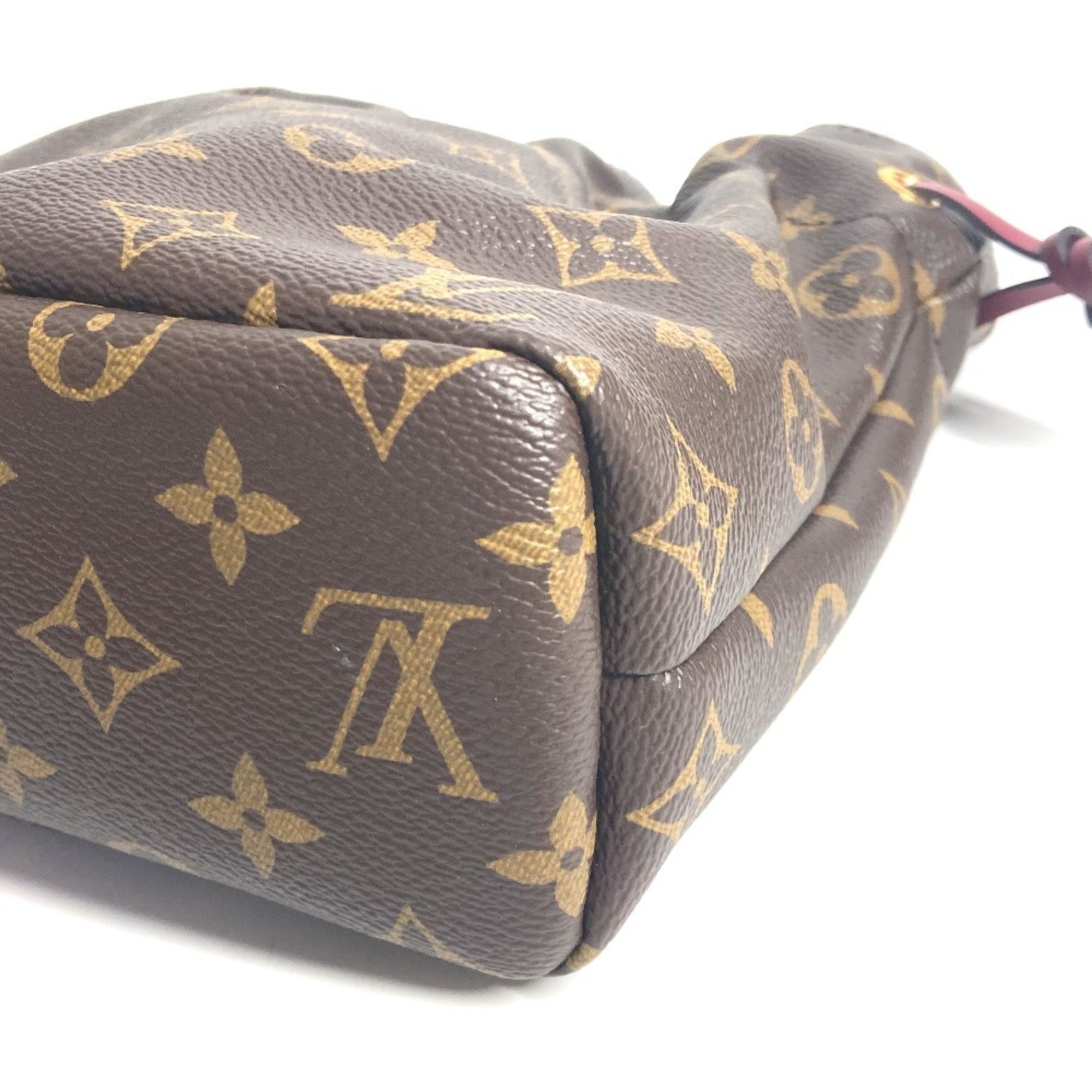 Louis Vuitton Brown Coated Canvas Pouch