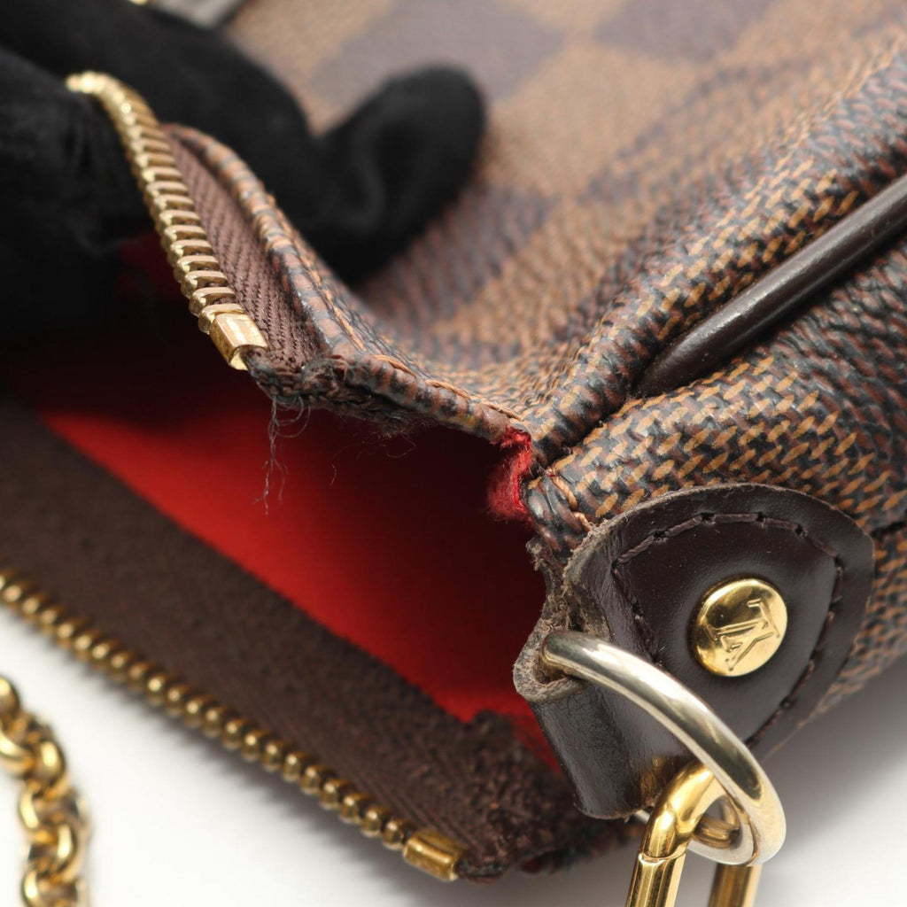 Louis Vuitton Brown Coated Canvas Leather Handbag