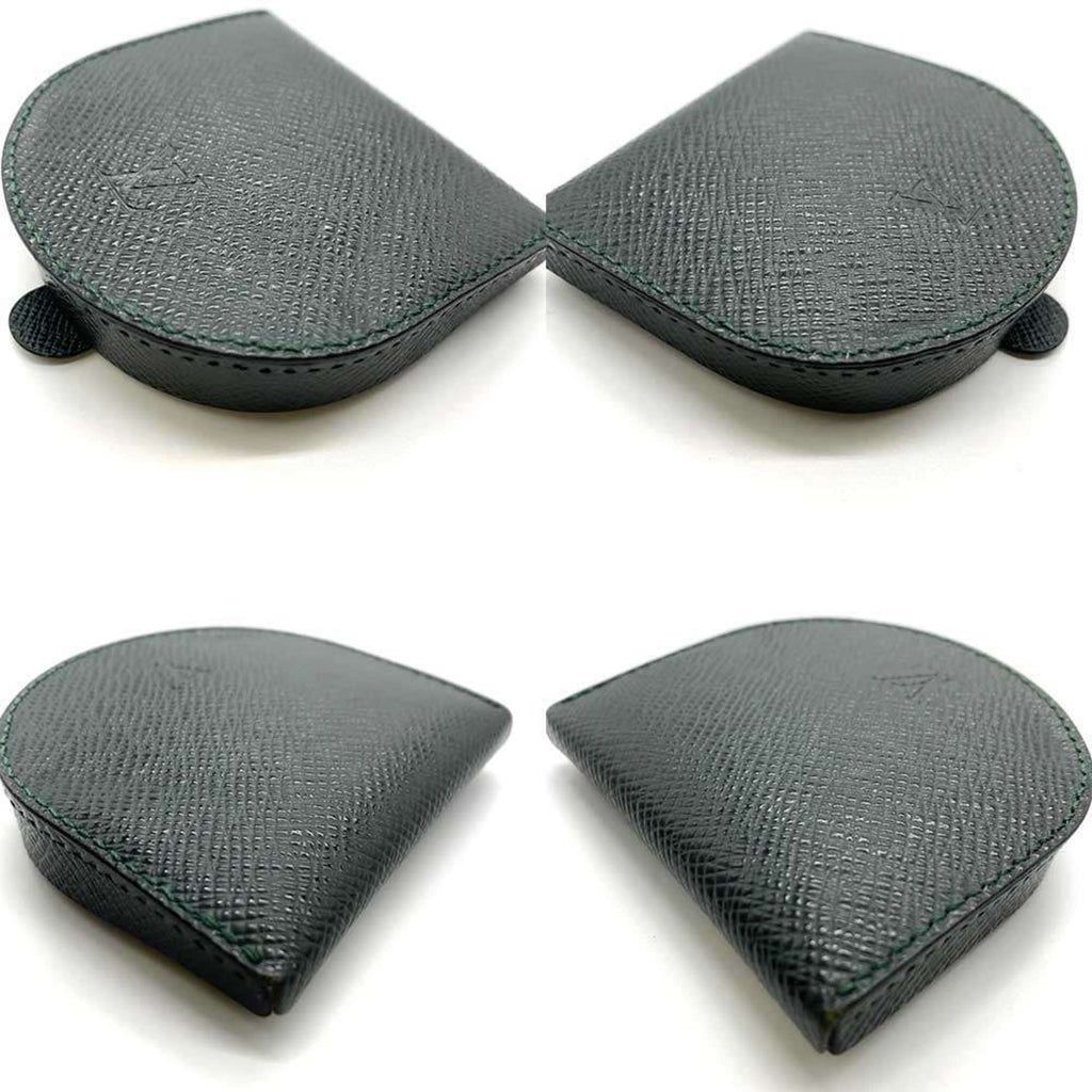 Louis Vuitton Taiga Dark Green Taiga Leather Coin Purse/Coin Case