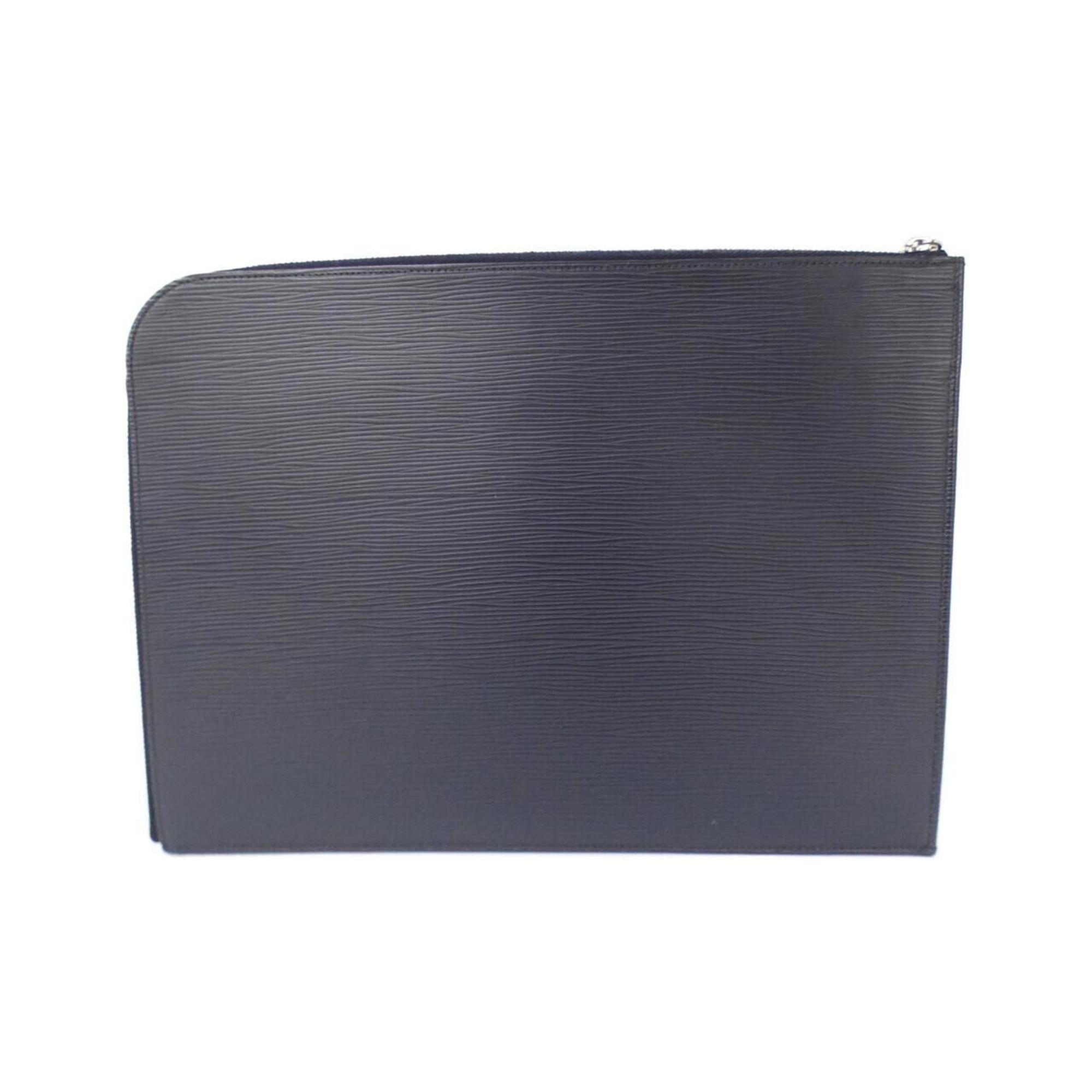 Louis Vuitton Blue Marine Leather Clutch Bag Pochette
