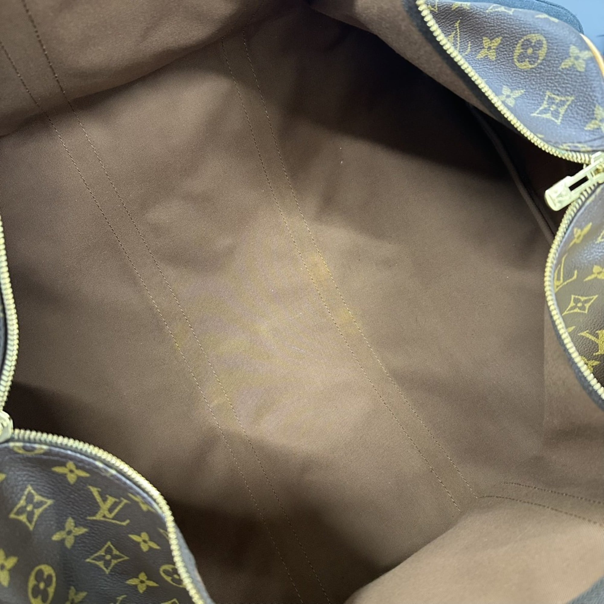Louis Vuitton Monogram Brown Pvc Leather Boston Bag