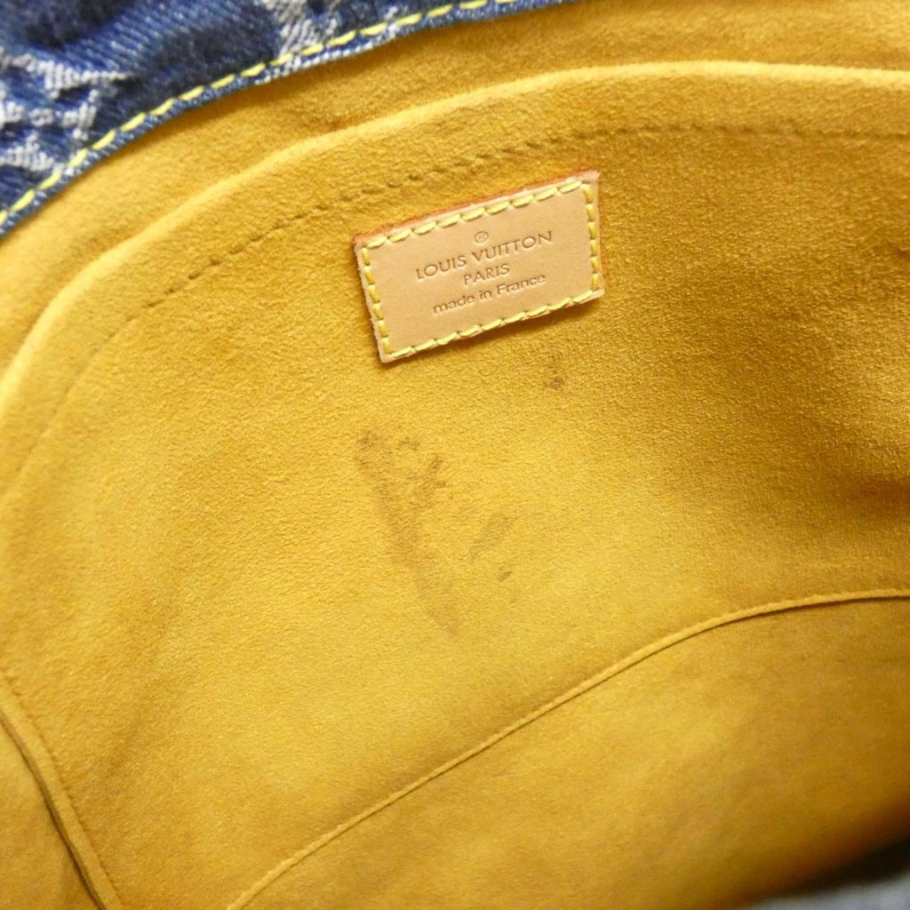 Louis Vuitton Blue Denim Handbag