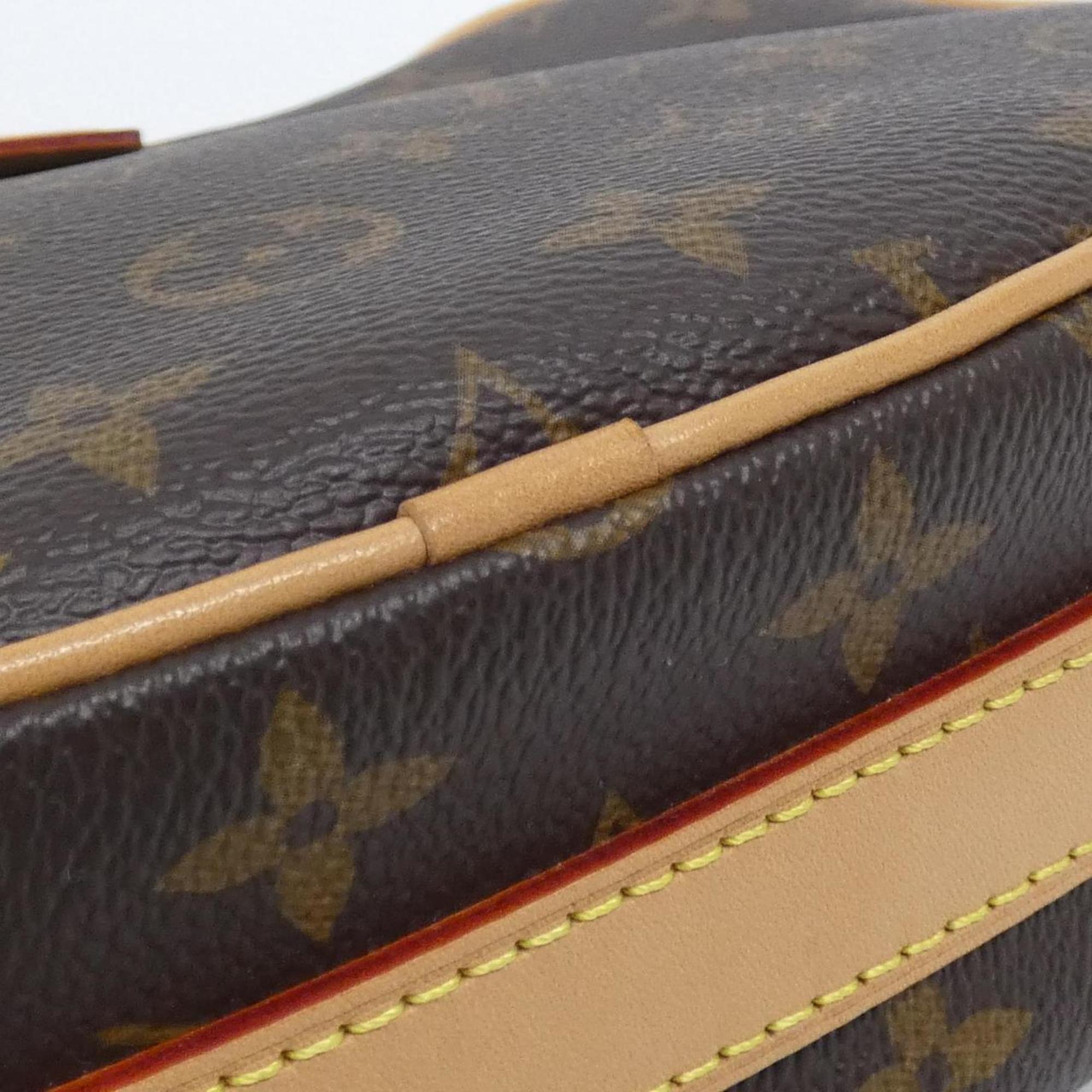 Louis Vuitton Marron Coated Canvas Pouch Shoulder Bag