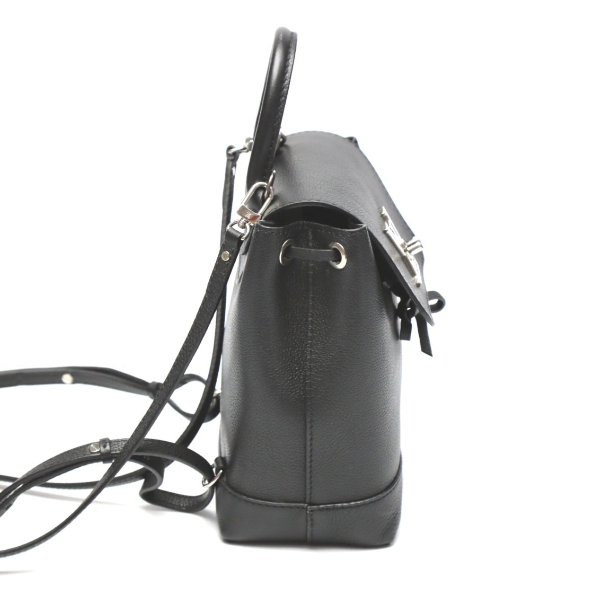 Louis Vuitton Black Noir Leather Backpack