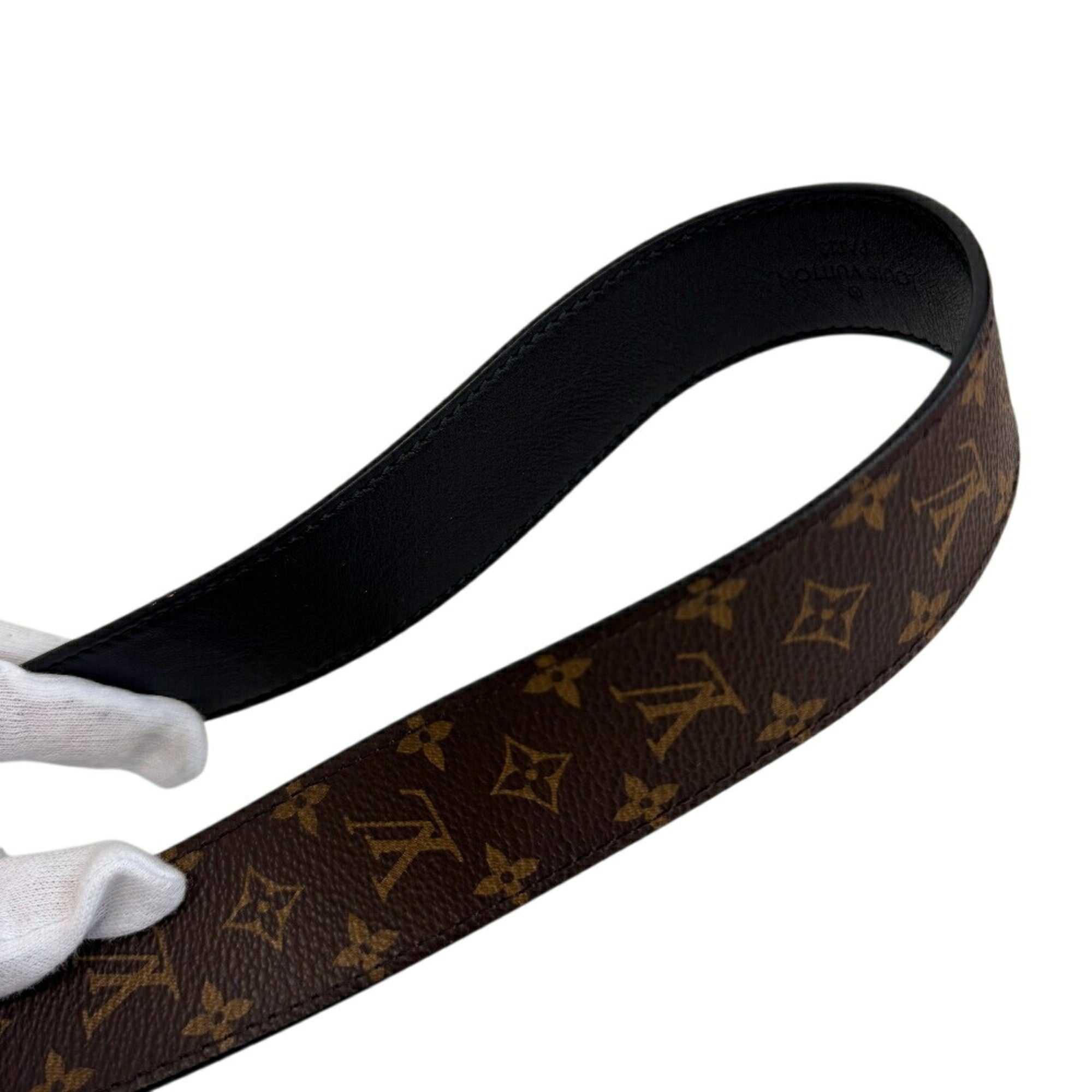 Louis Vuitton Black Leather Handbag Tote Bag