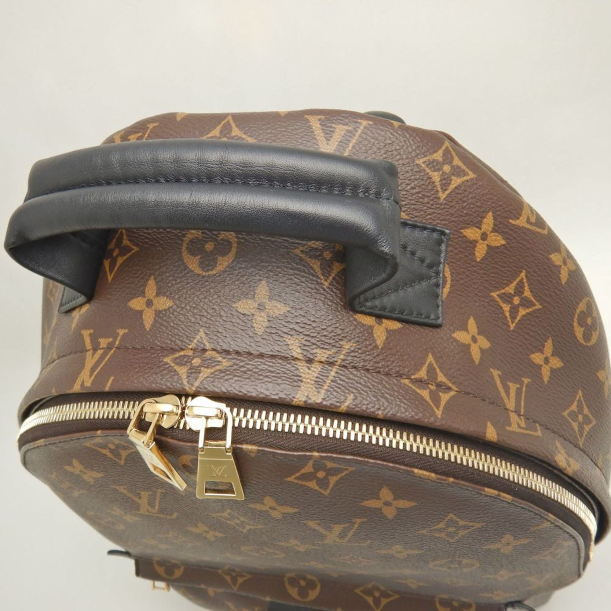 Louis Vuitton Monogram Brown Pvc Backpack
