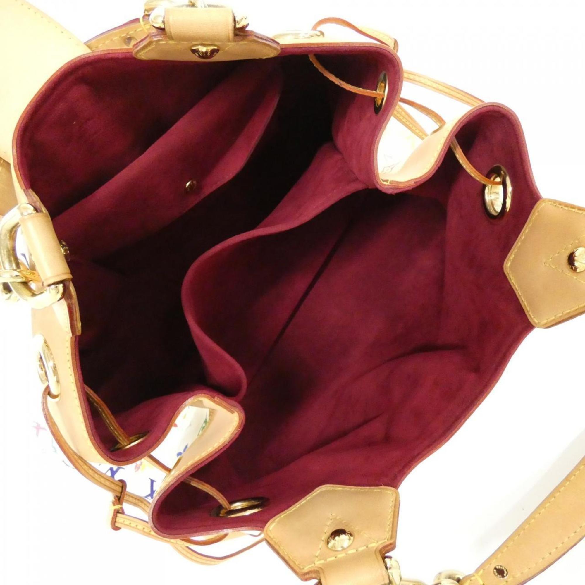 Louis Vuitton White Coated Canvas Shoulder Bag
