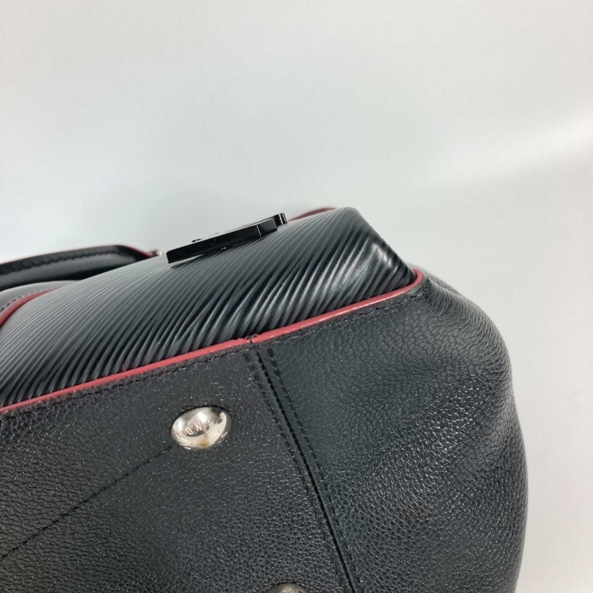 Louis Vuitton Bicolor Black Noir Pink Epi Leather Handbag Shoulder Bag Tote Bag