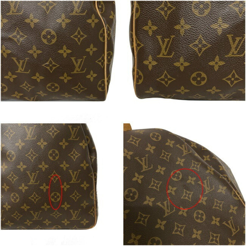 Louis Vuitton Boston Bag Keepol 55 Br Beige Monogram M41424 Nume MI0951 LOUIS VUITTON Handbag Unisex Louis Vuitton