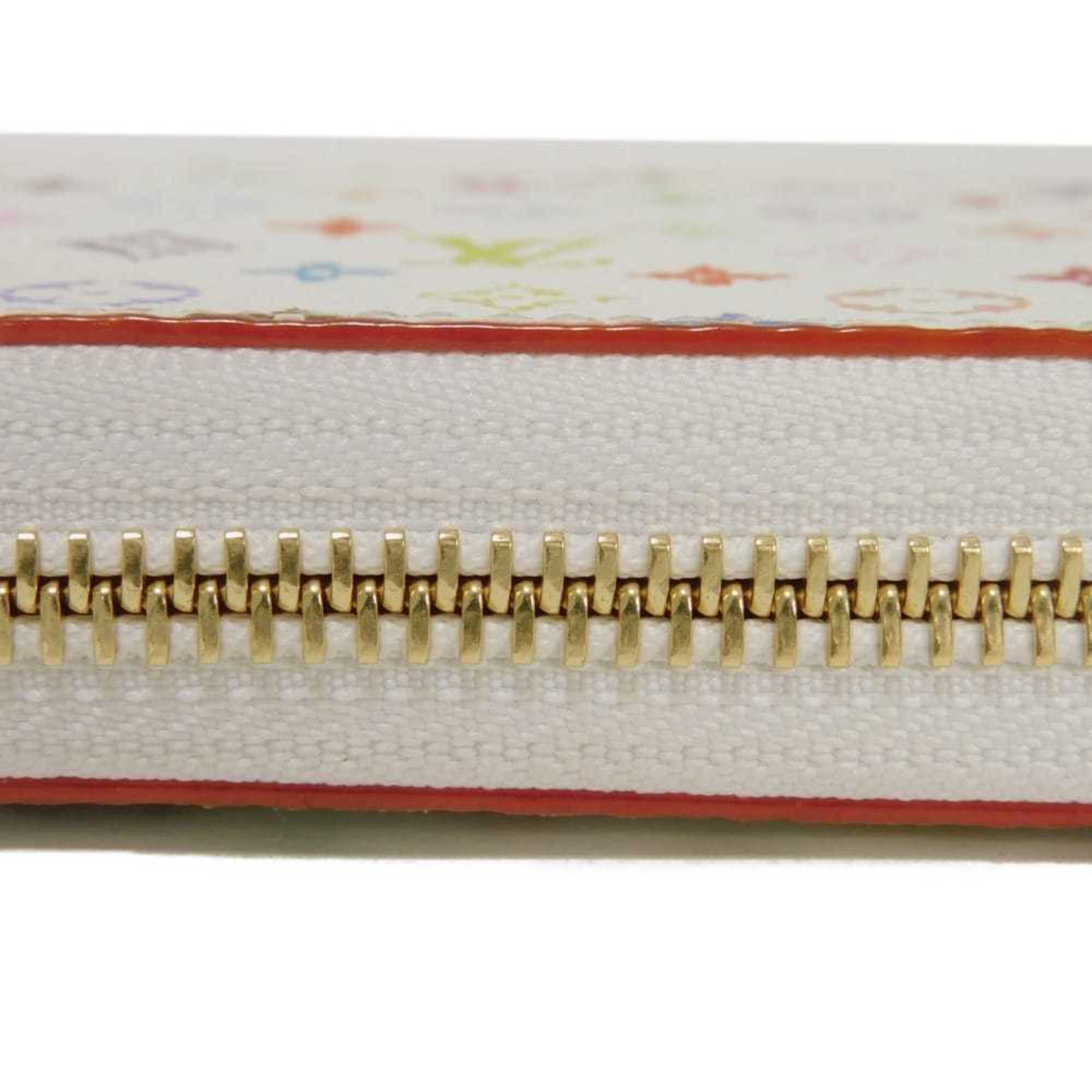 Louis Vuitton Monogram Multi-Color Pink White Monogram Multicolore Canvas Leather Long Wallet