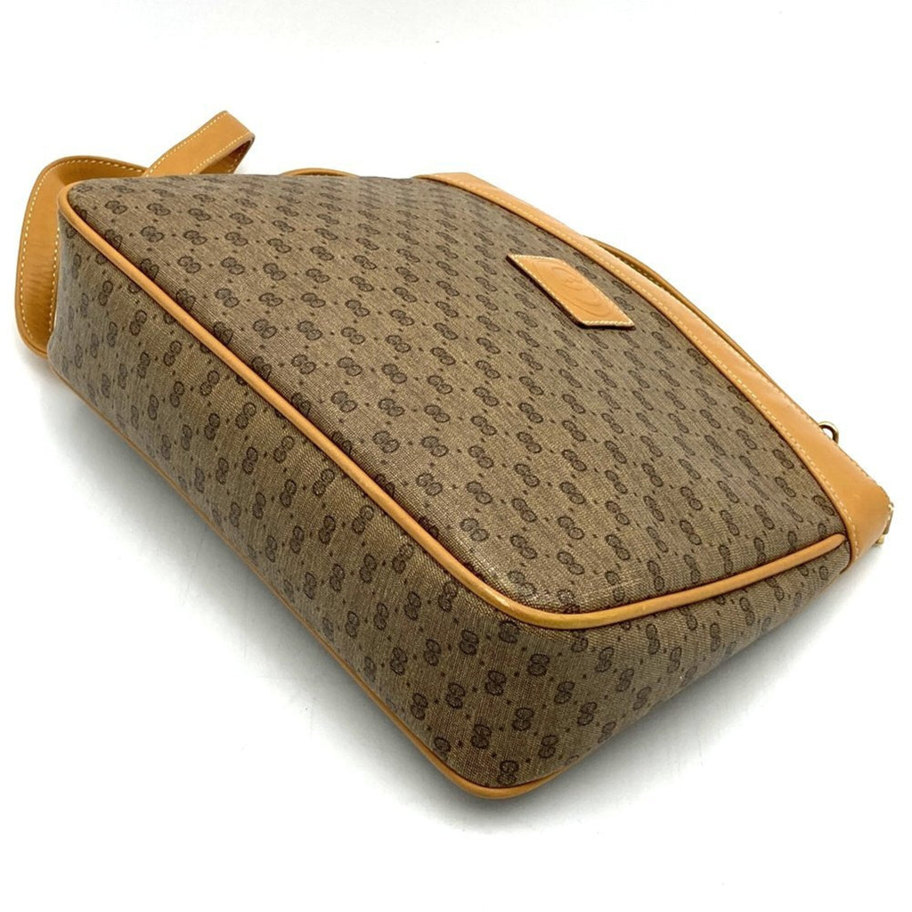 Gucci Brown Pvc Leather Shoulder Bag (Pre-Owned)
