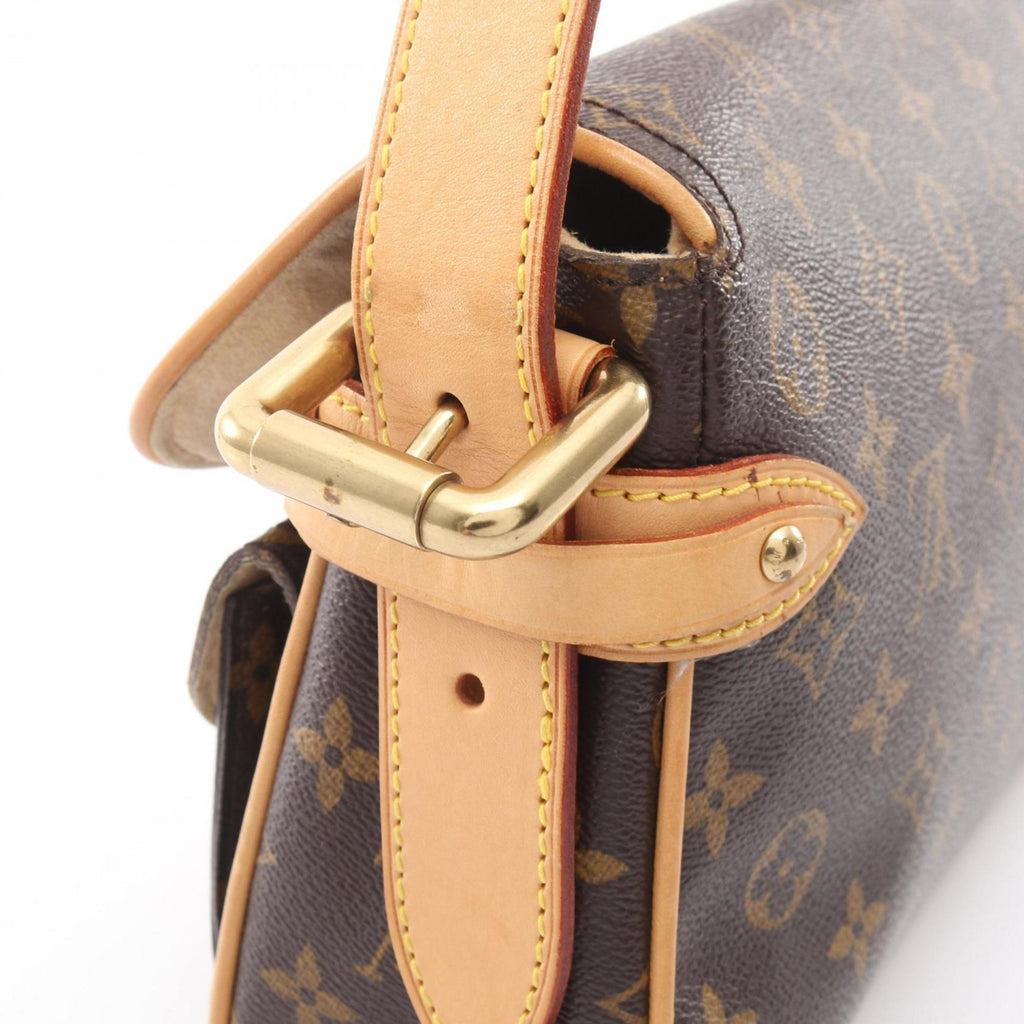 Louis Vuitton Brown Coated Canvas Pvc Leather Monogram Handbag Shoulder Bag