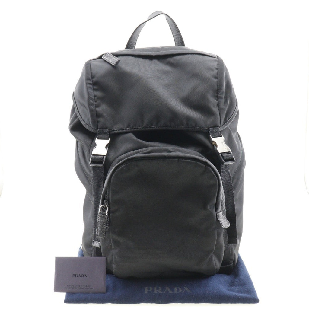 Prada Black Nero Nylon Backpack