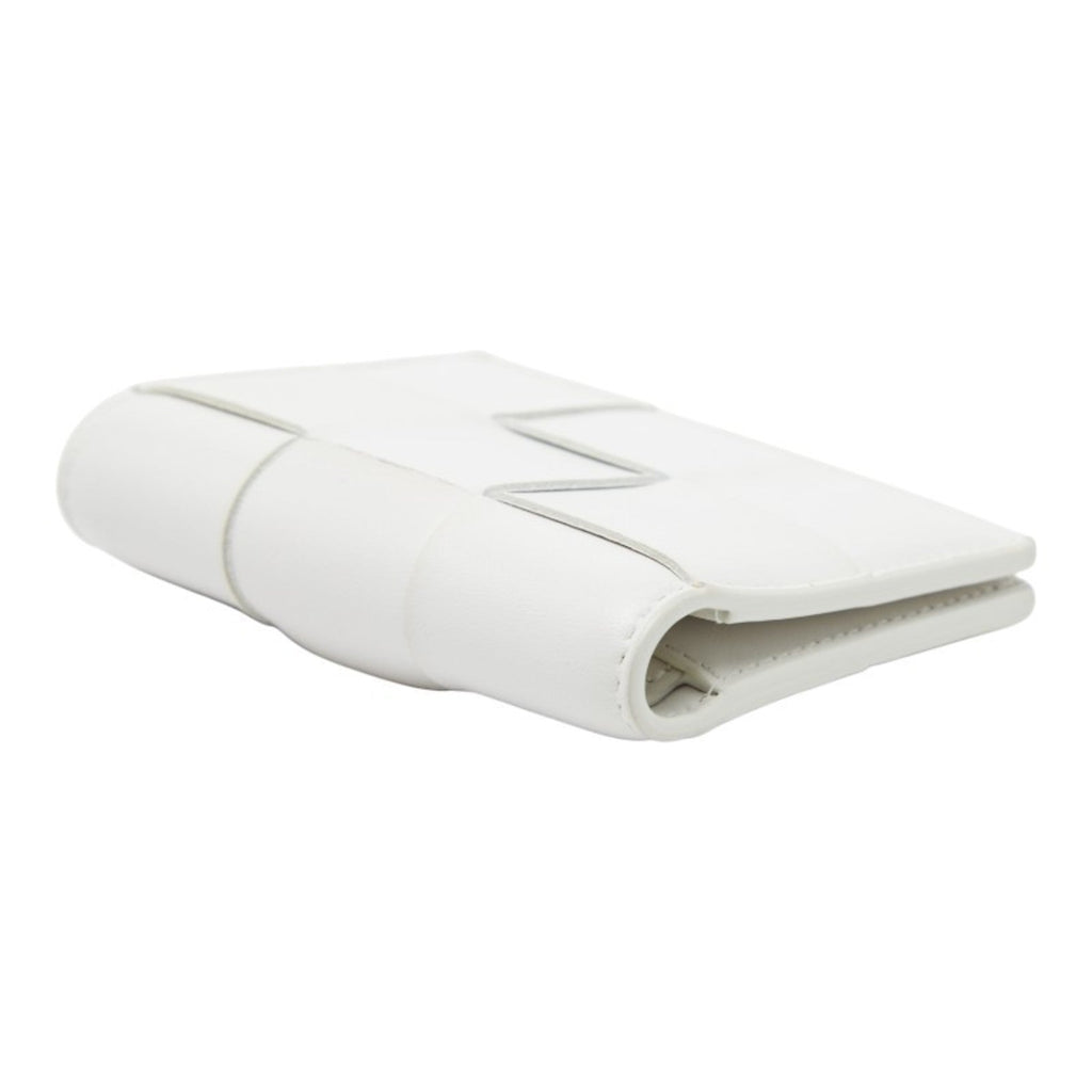 Bottega Veneta White Leather Wallet (Bi-Fold)