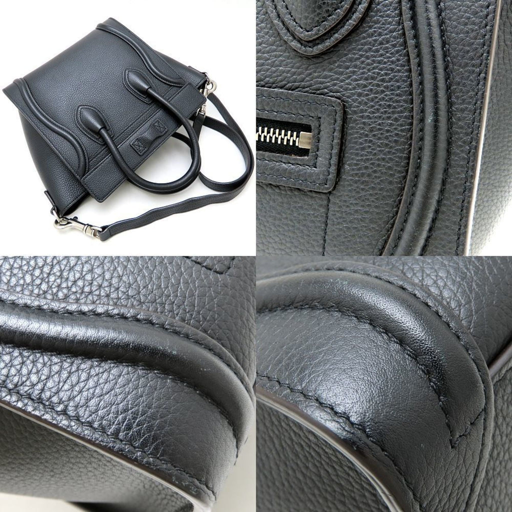 Celine Black Leather Handbag