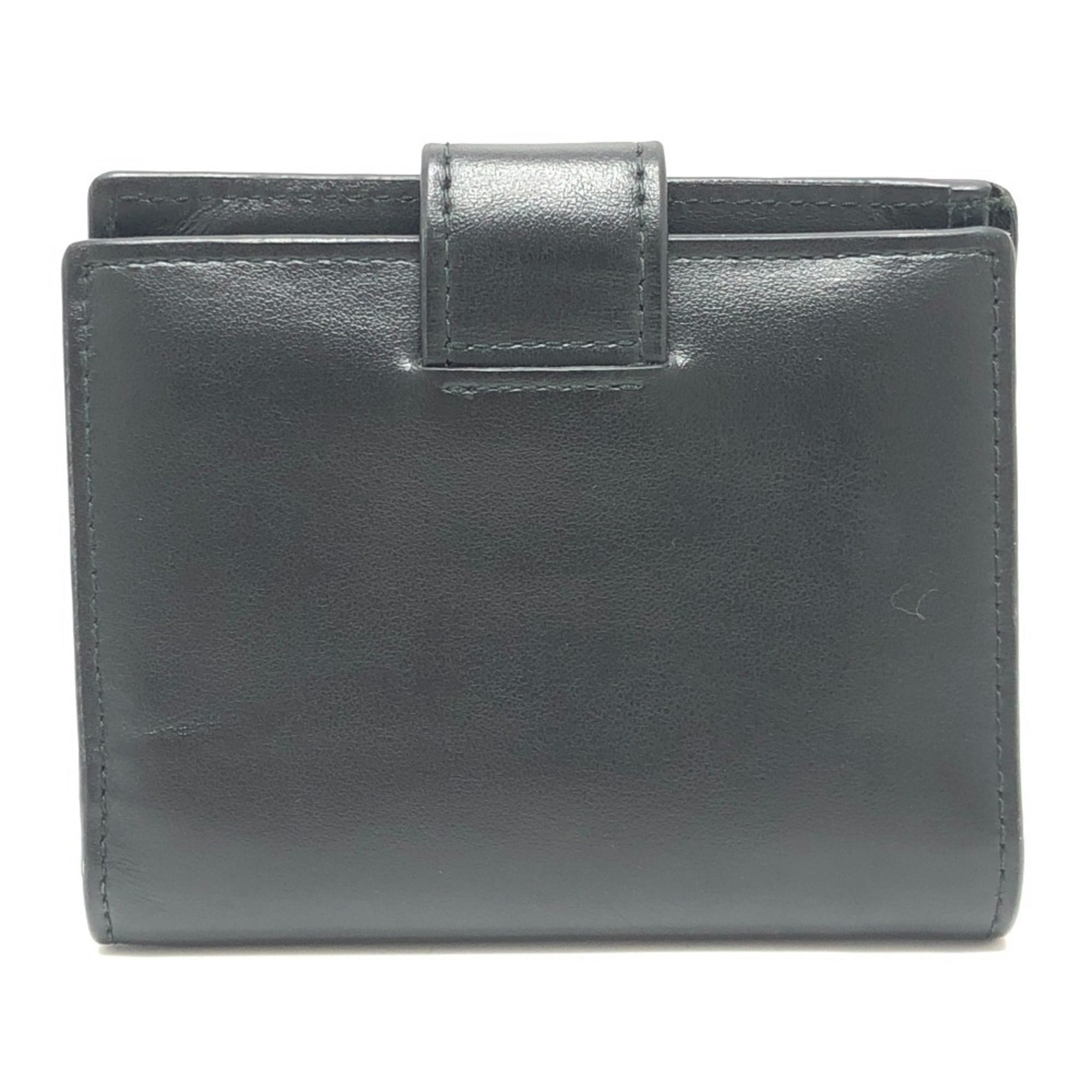 Prada Black Leather Wallet (Bi-Fold)