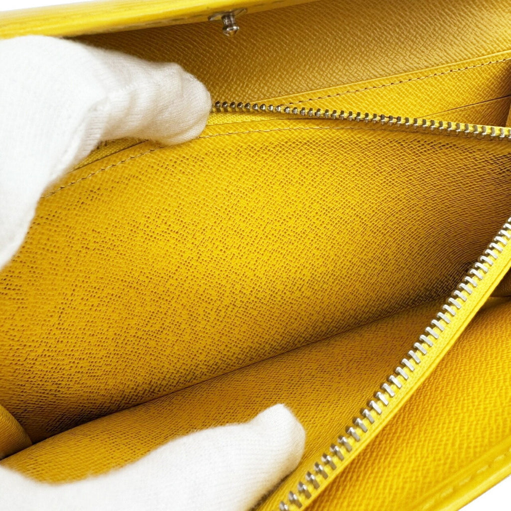 Louis Vuitton Yellow Epi Leather Long Wallet