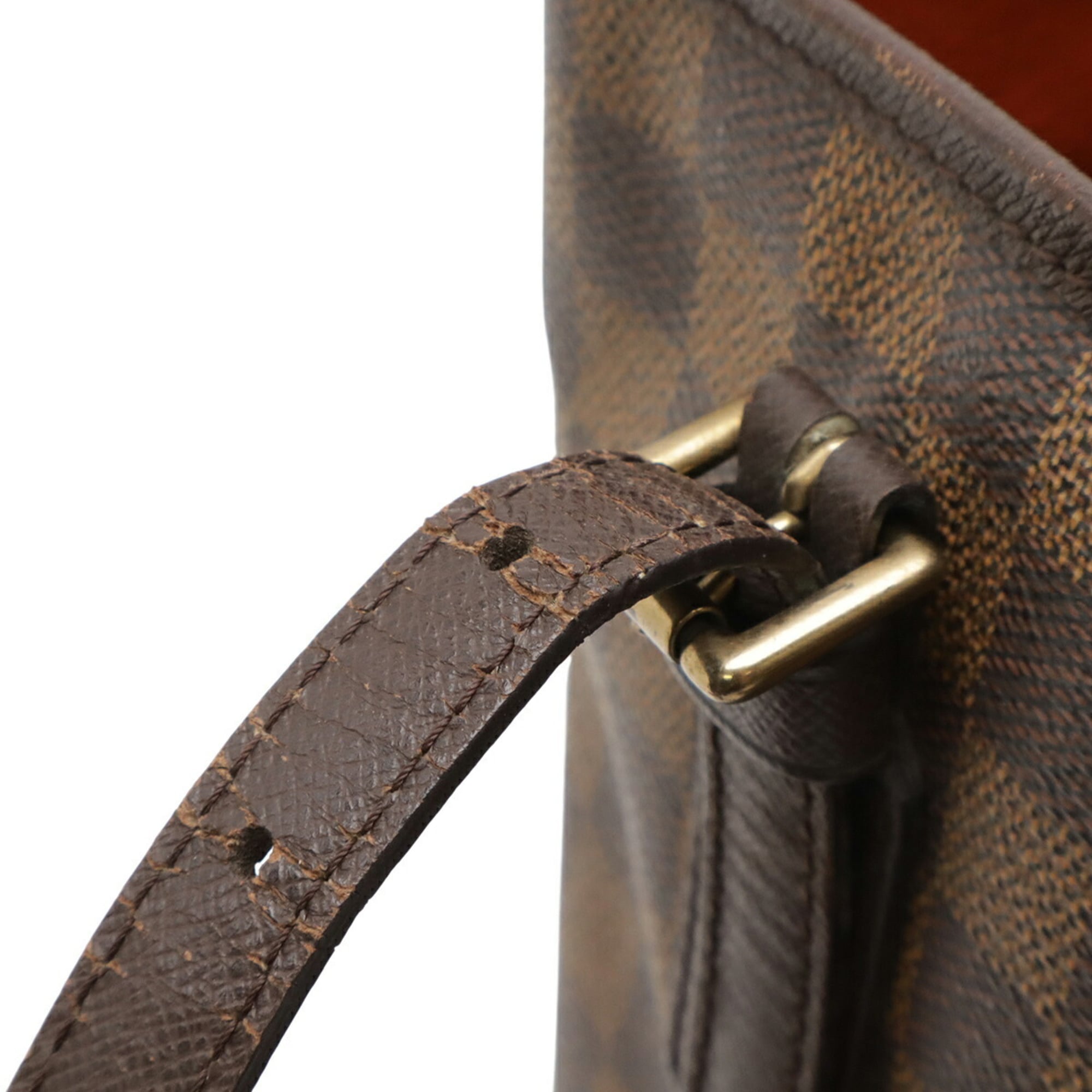 Louis Vuitton Damier Brown Pvc Shoulder Bag Tote Bag