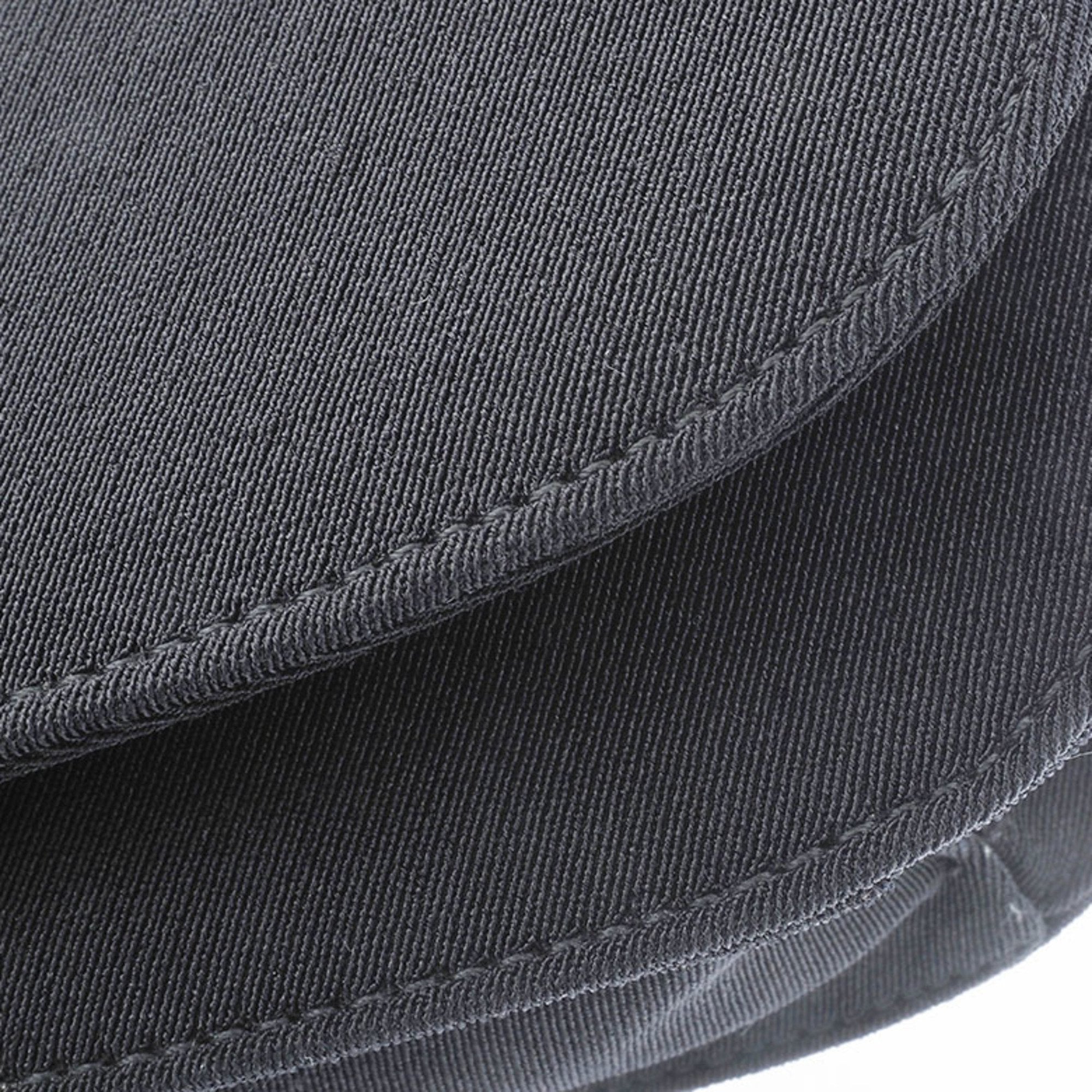 Prada Black Canvas Shoulder Bag
