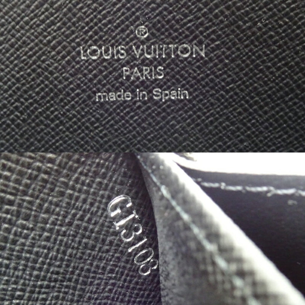 Louis Vuitton Epi Black Noir Epi Leather Long Wallet