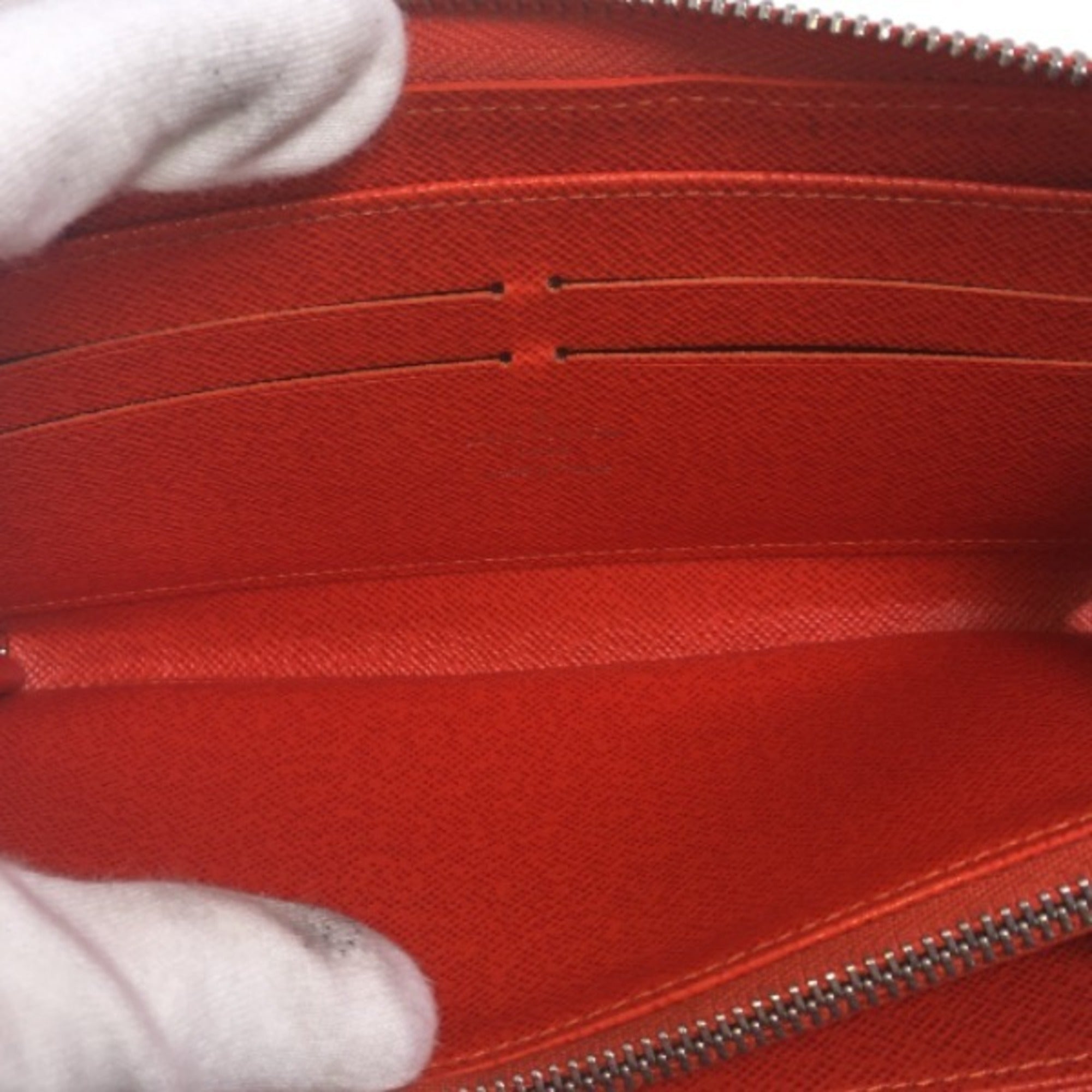 Louis Vuitton Epi Orange Epi Leather Long Wallet