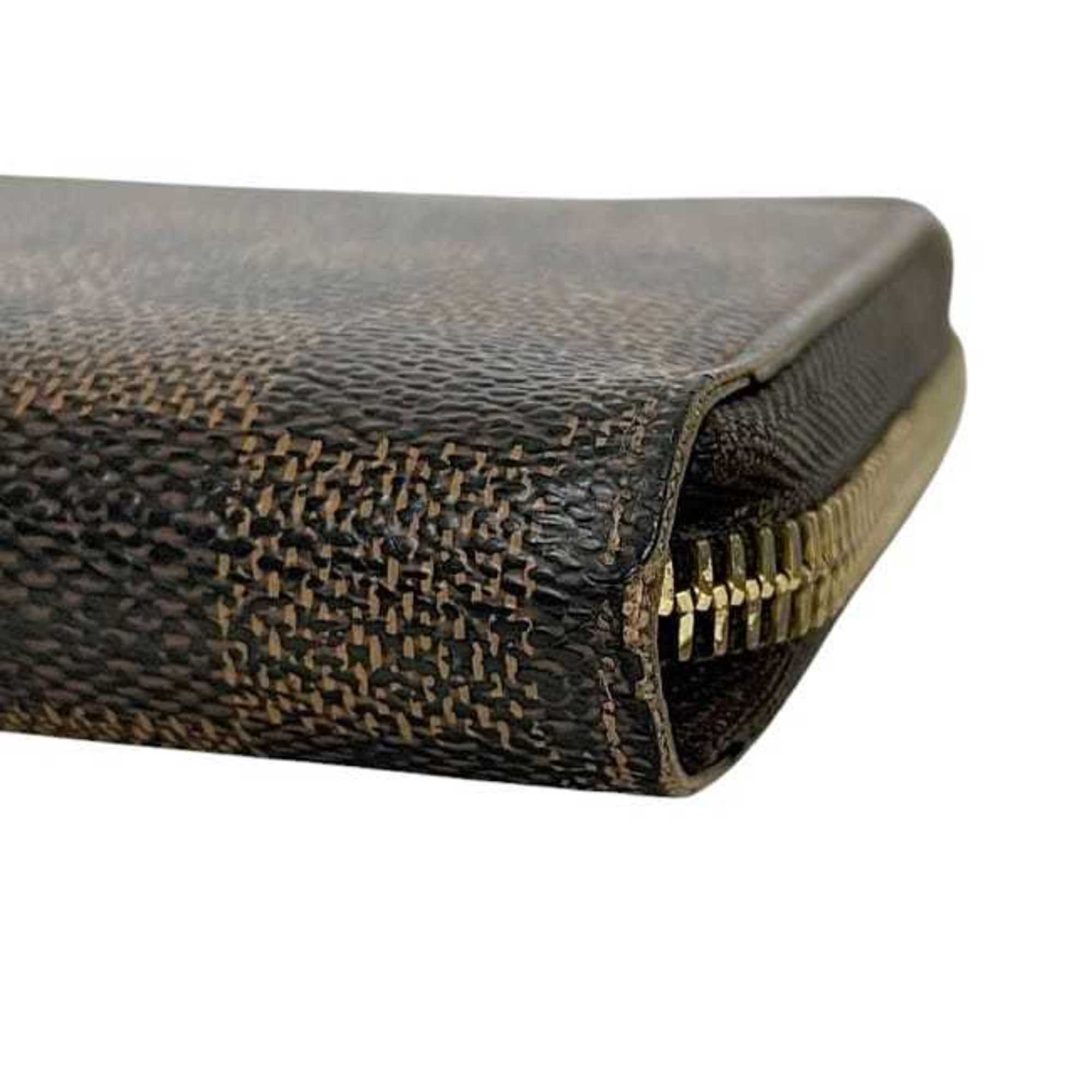 Louis Vuitton Brown Damier Canvas Ebene Damier Canvas Long Wallet