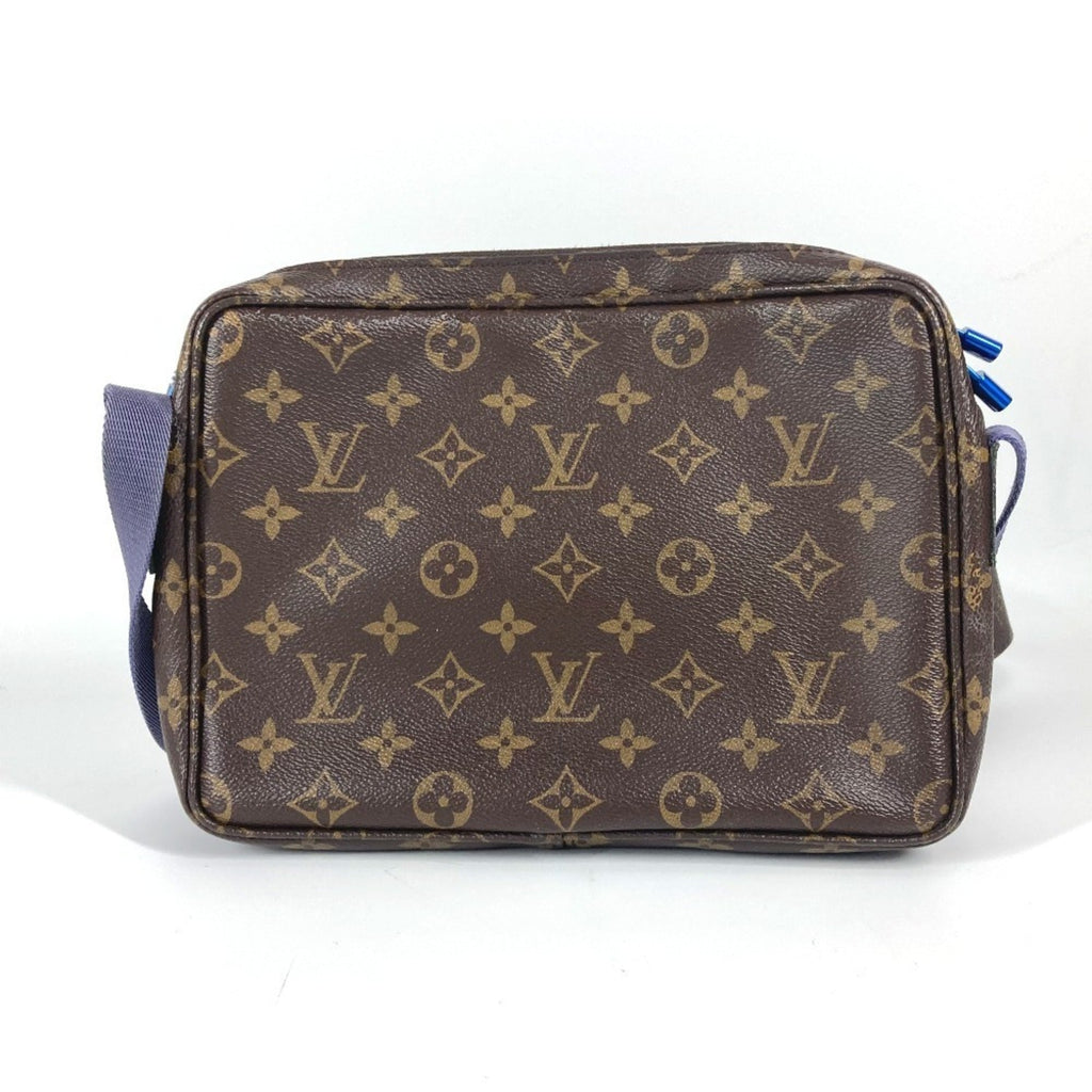 Louis Vuitton Monogram Blue Brown Monogram Shoulder Bag