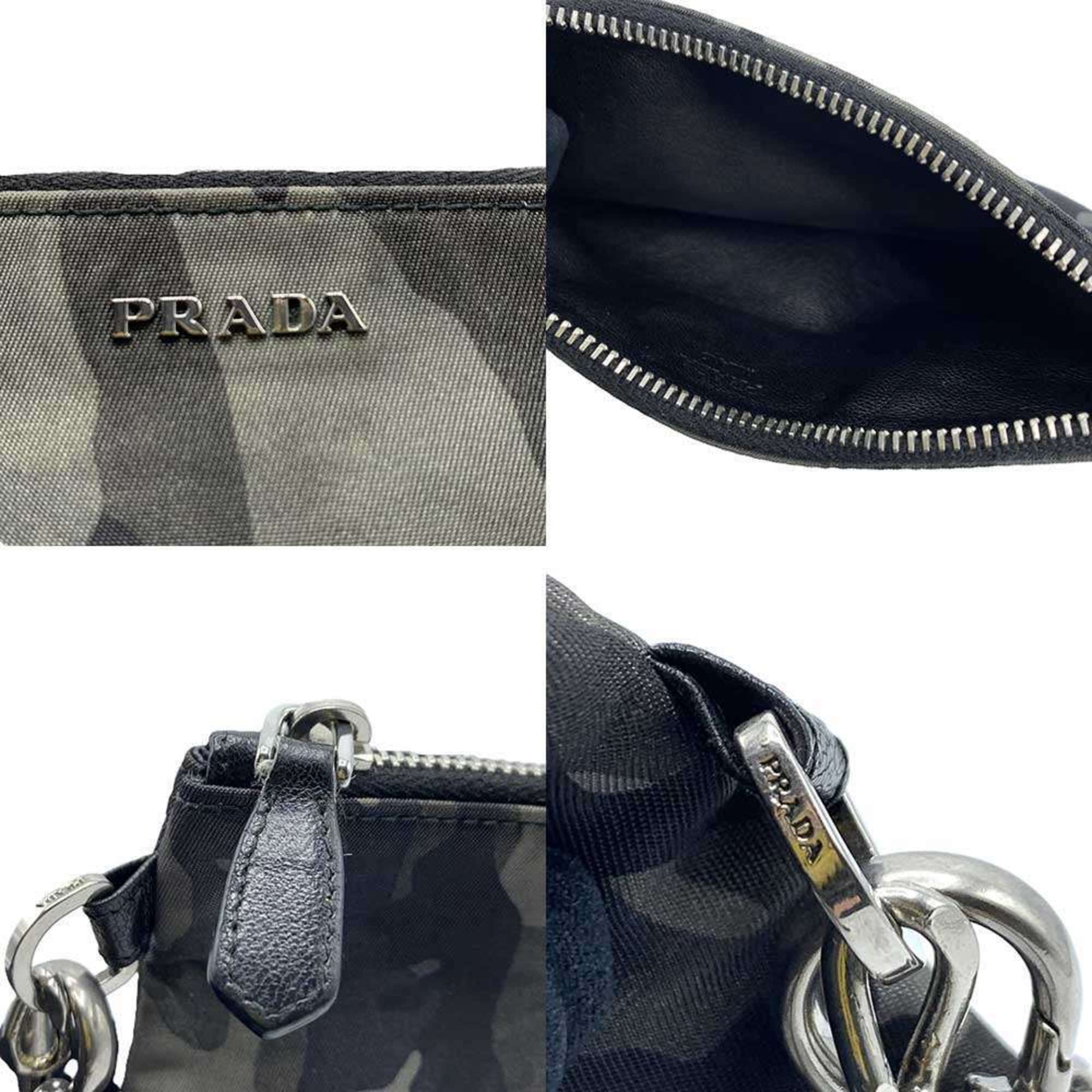 Prada Camouflage Nylon Coin Purse/Coin Case