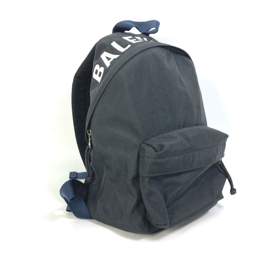 Balenciaga Black Cloth Backpack