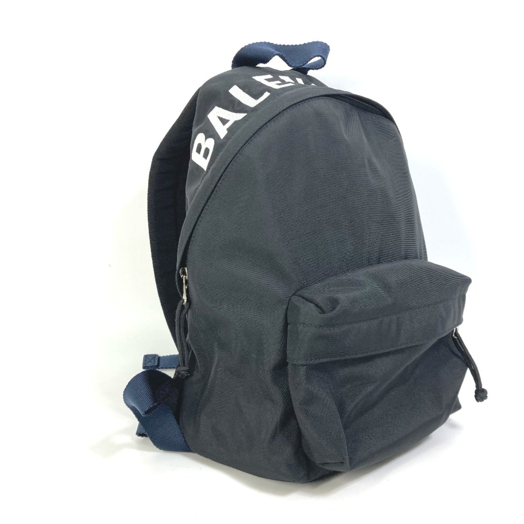 Balenciaga Black Cloth Backpack