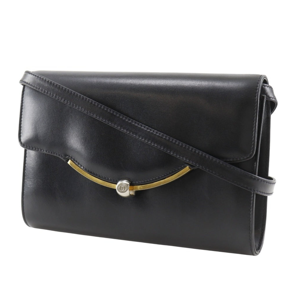 Gucci Black Leather Shoulder Bag (Pre-Owned)