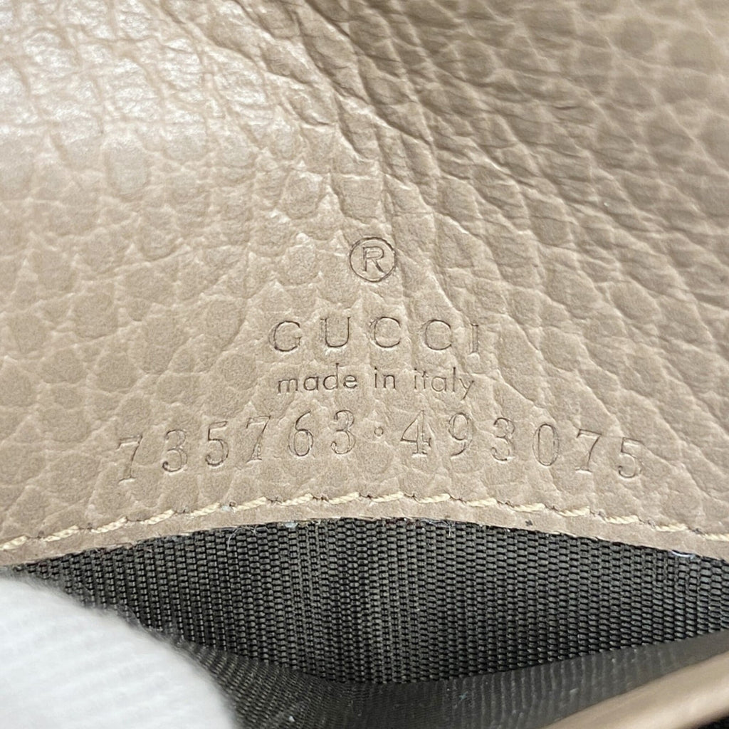 Gucci Brown Pvc Leather Wallet (Bi-Fold) (Pre-Owned)