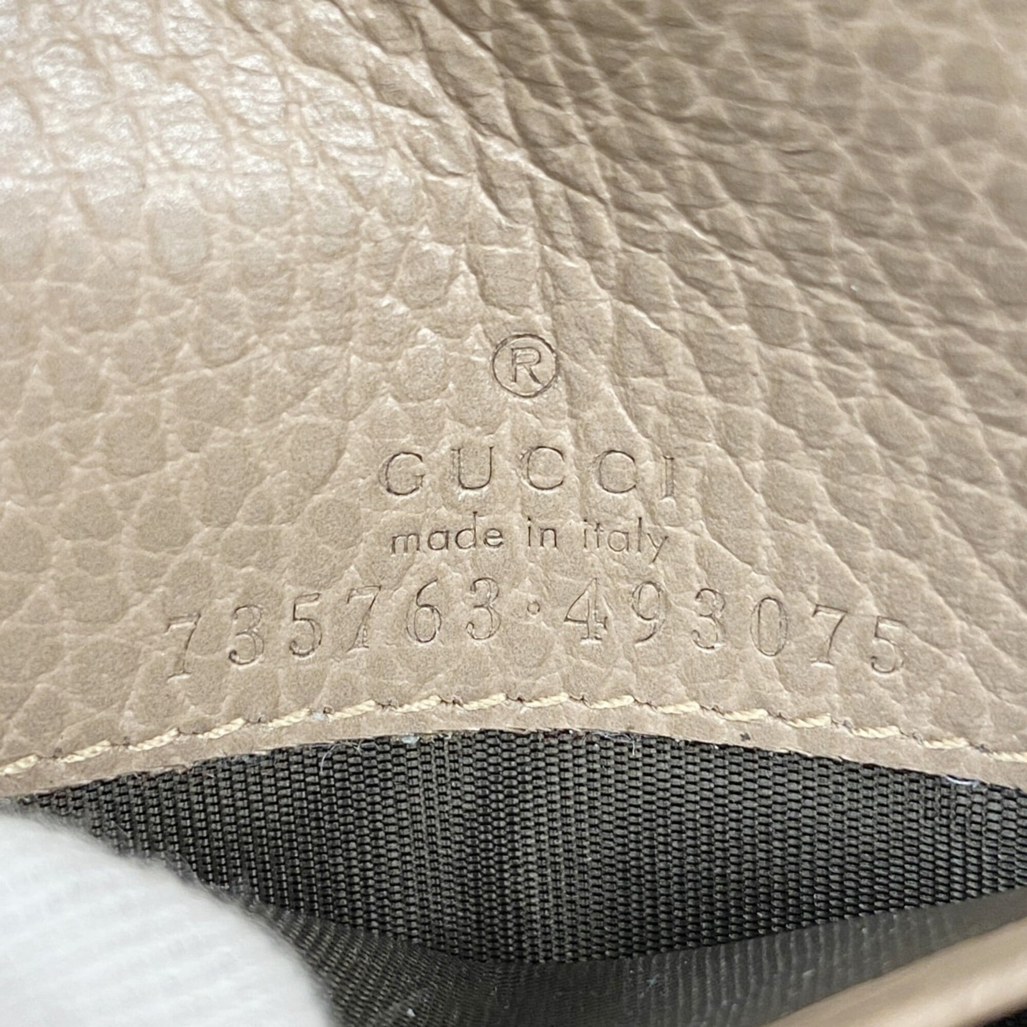 Gucci Brown Pvc Leather Wallet (Bi-Fold) (Pre-Owned)