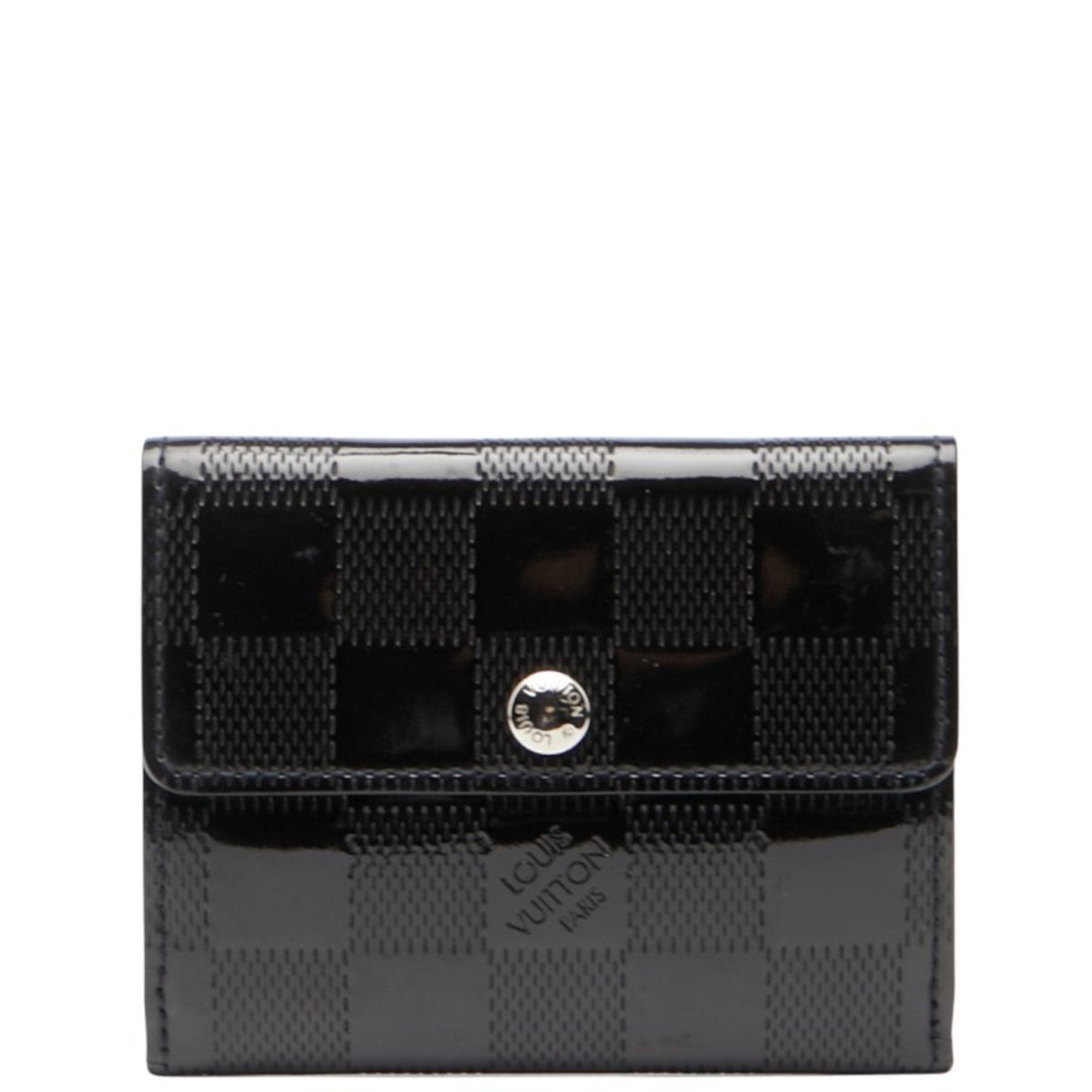 Louis Vuitton Black Patent Leather Coin Purse/Coin Case