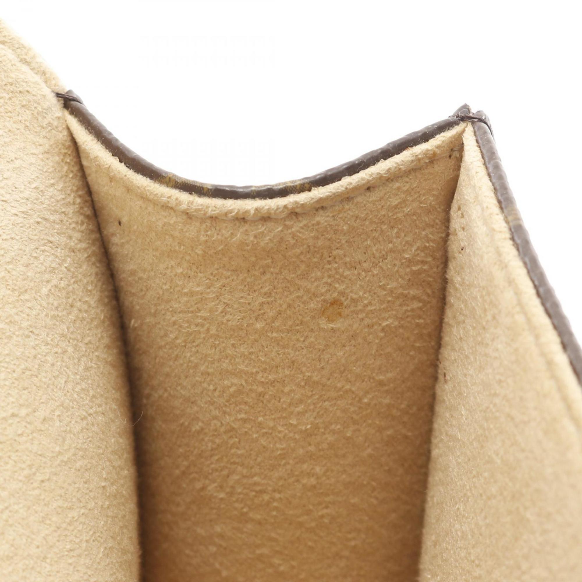 Louis Vuitton Brown Coated Canvas Leather Fanny Pack