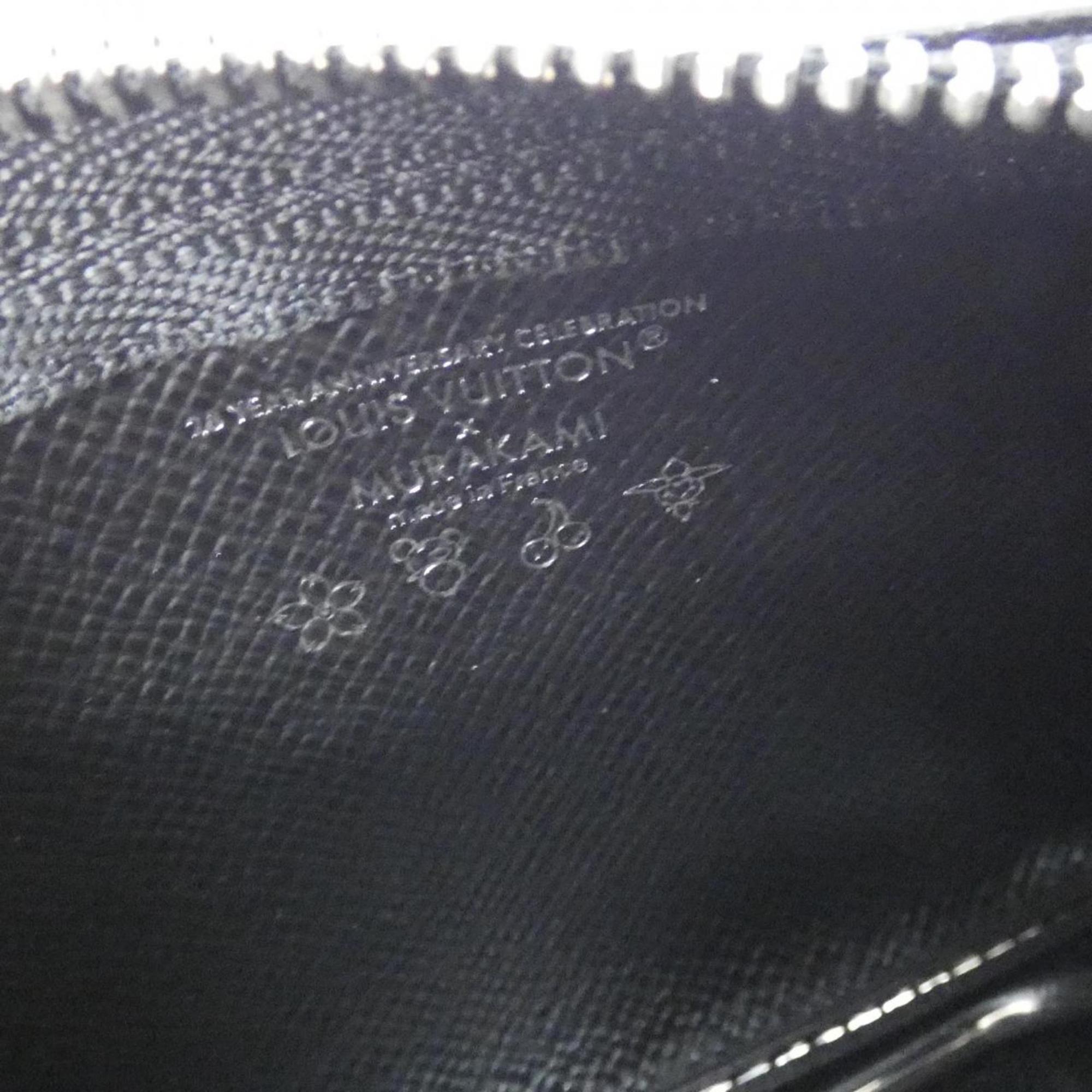 Louis Vuitton Black Coated Canvas Coin Purse/Coin Case
